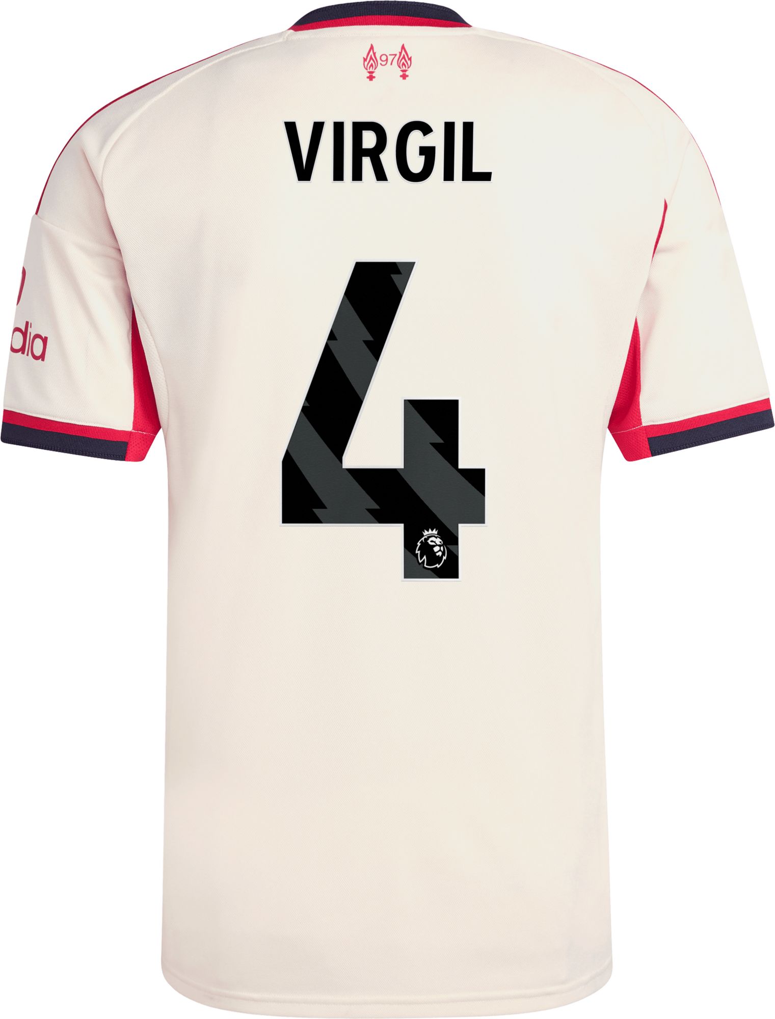 adidas Adult Liverpool FC Virgil van Dijk #4 Away Replica Jersey