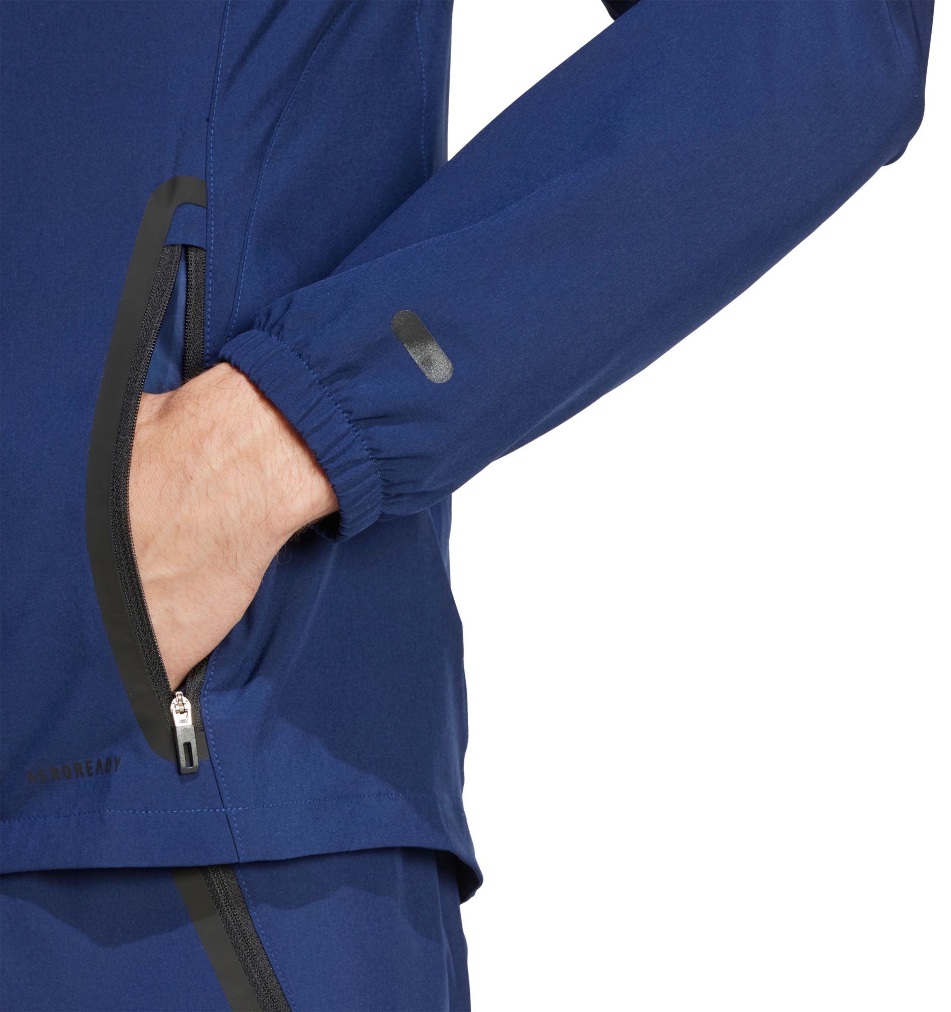 adidas Men's Manchester United 2024 Grey Travel Full-Zip Jacket product image