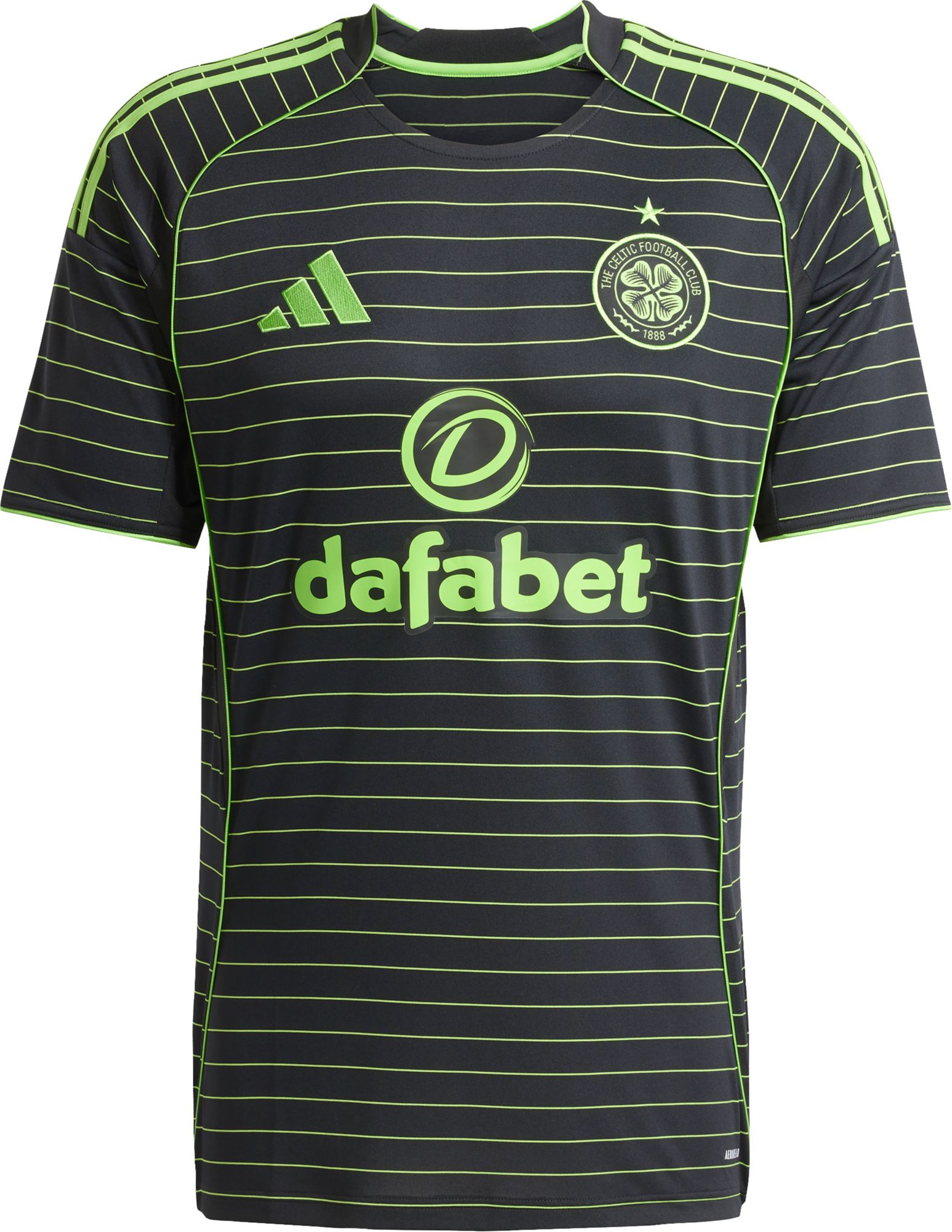 adidas Adult Celtic FC 2025-26 Black Away Replica Jersey product image