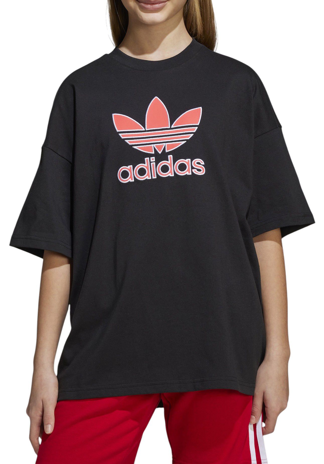 adidas Kids' Oversized Trefoil Tee product image