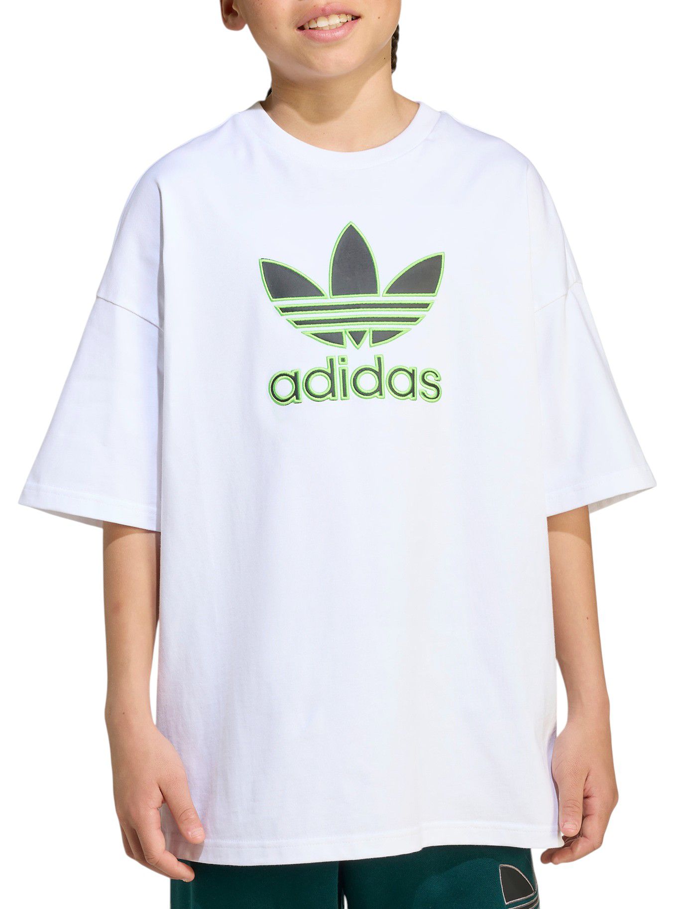 adidas Kids' Oversized Trefoil Tee product image