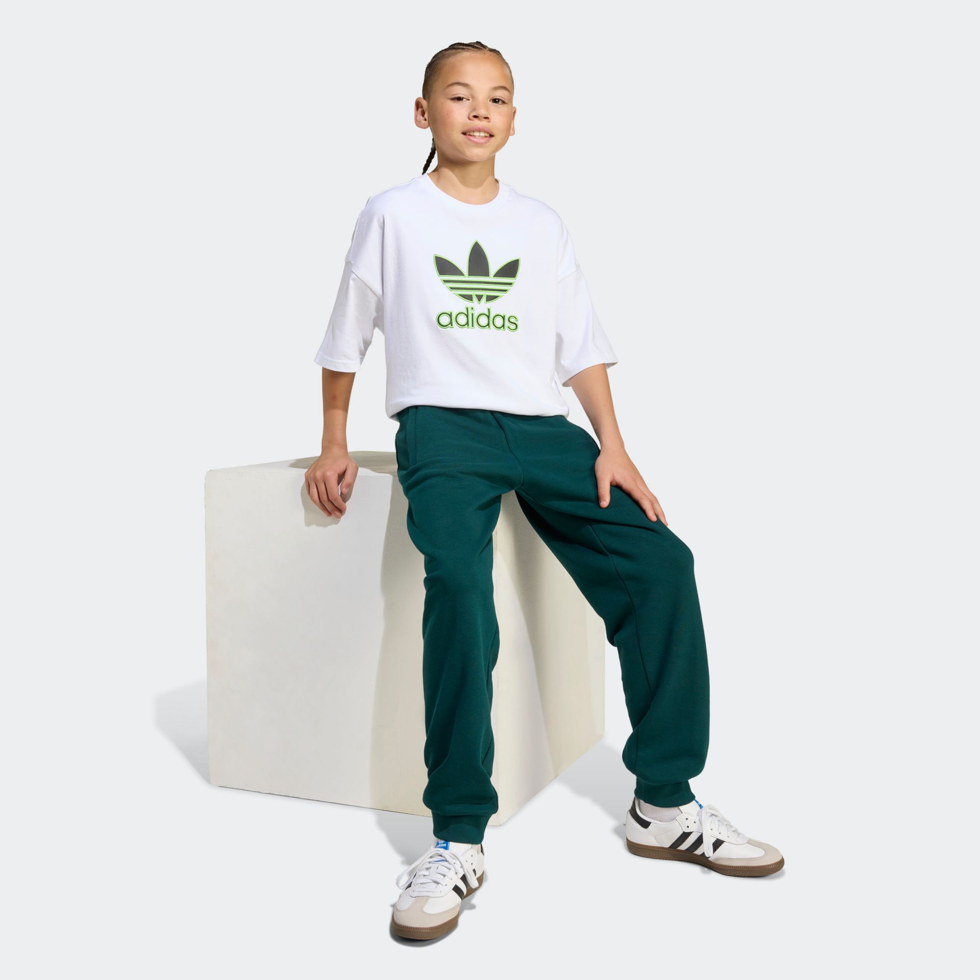 adidas Kids' Oversized Trefoil Tee product image