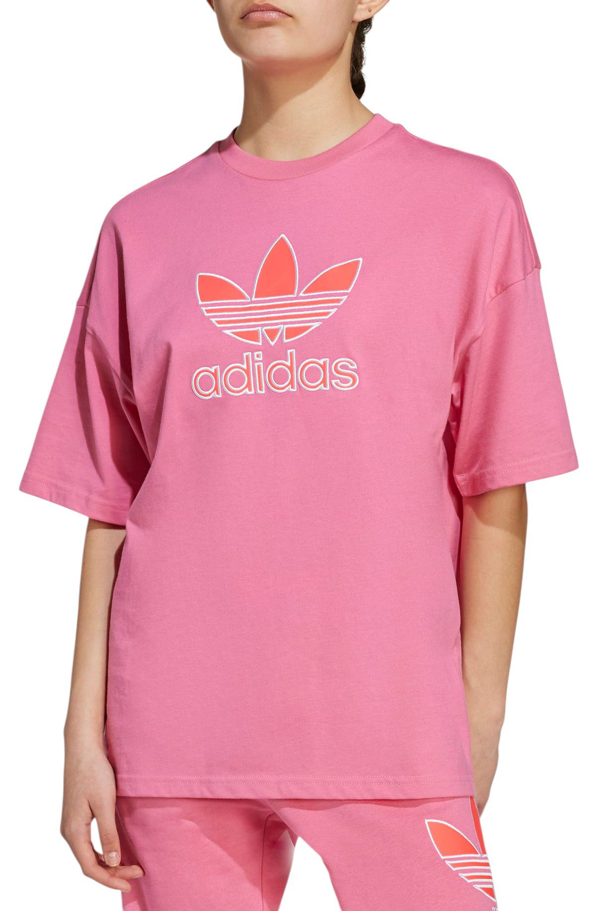adidas Kids' Oversized Trefoil Tee product image