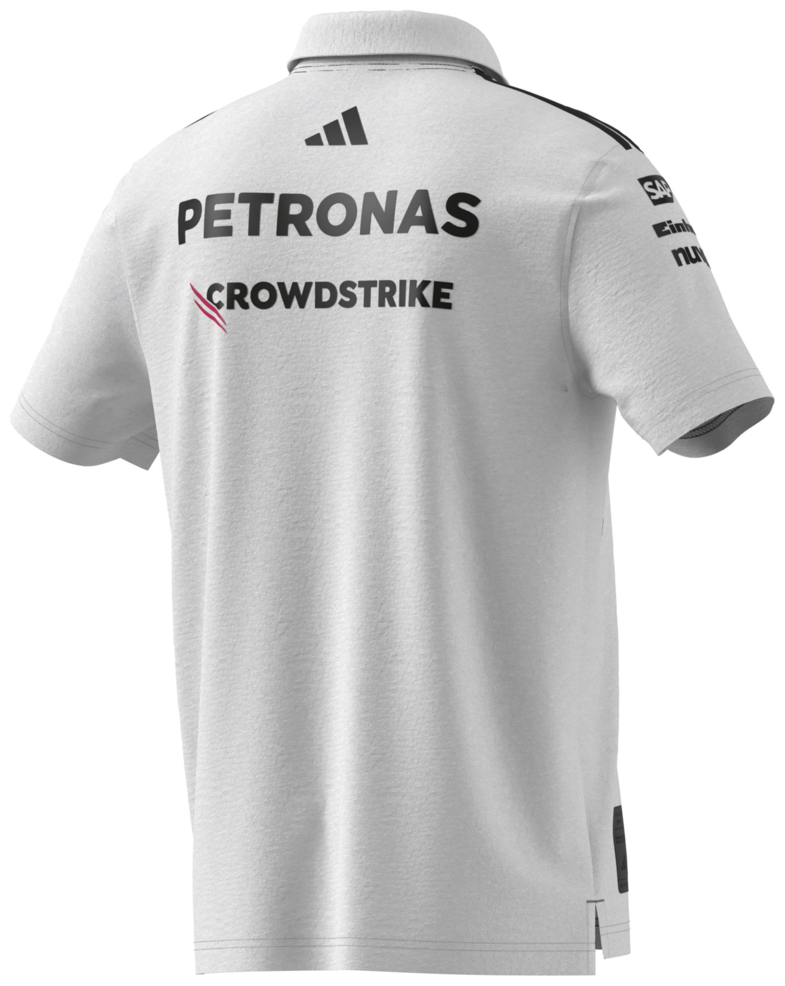 adidas Men's Mercedes F1 White Team Polo product image