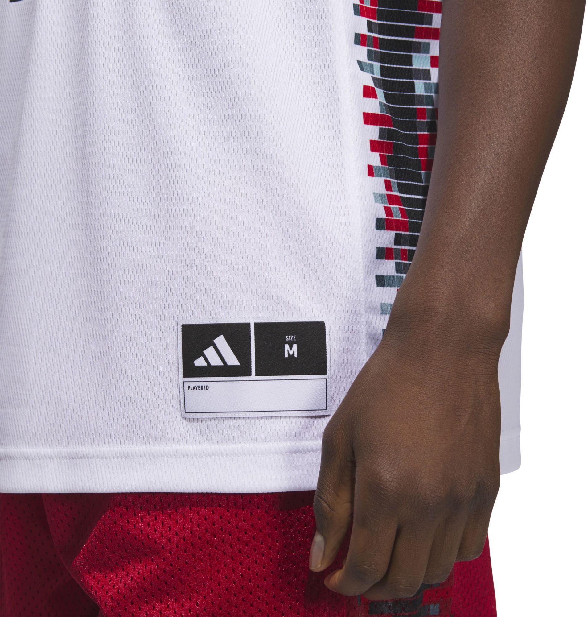 adidas Men's Texas Tech Red Raiders White Swingman Basketball Jersey product image