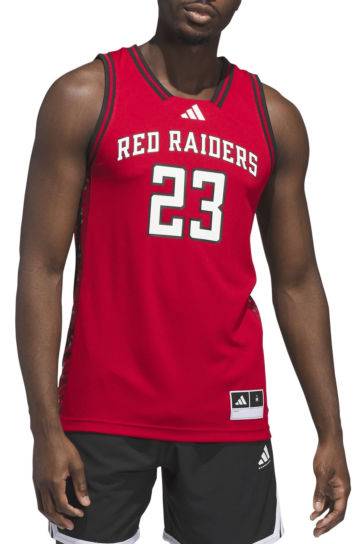 adidas Men's Texas Tech Red Raiders Red Swingman Basketball Jersey product image