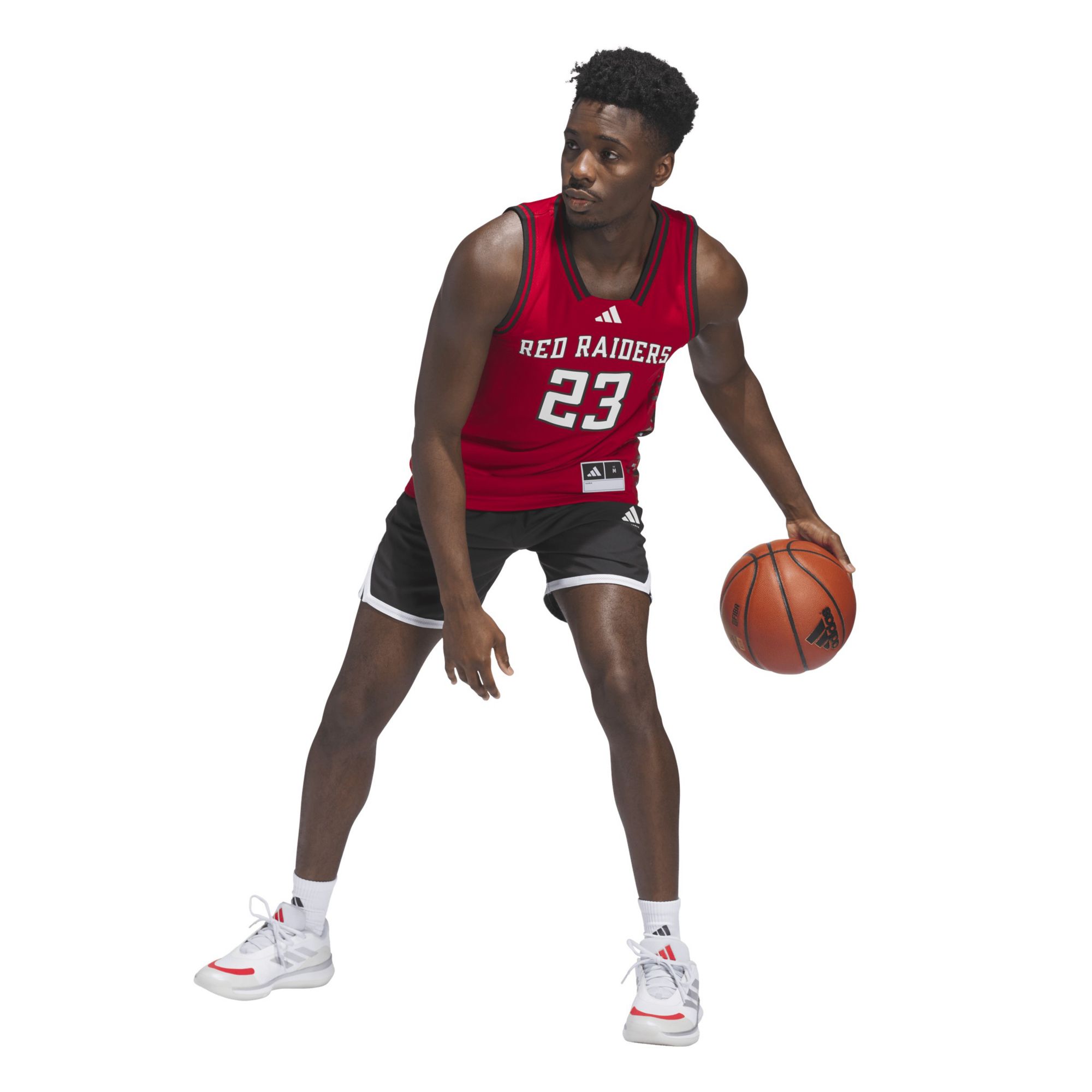 adidas Men's Texas Tech Red Raiders Red Swingman Basketball Jersey product image