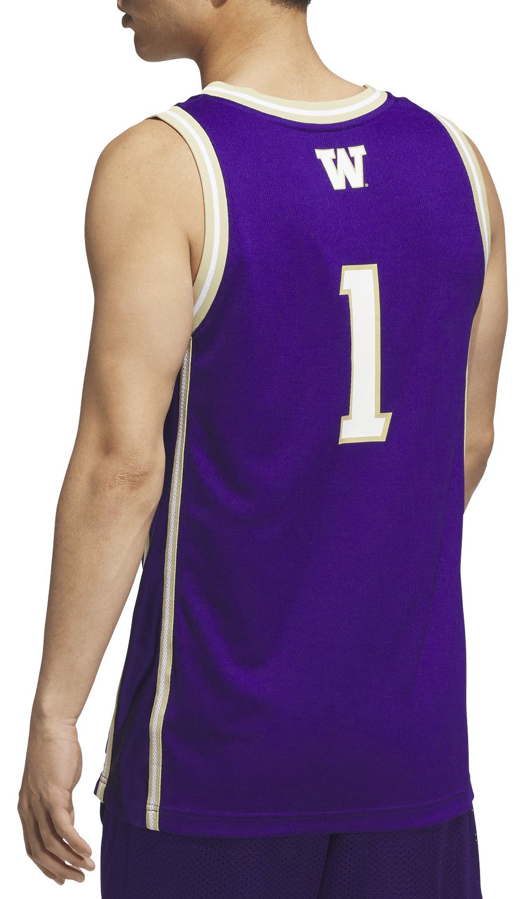 adidas Men's Washington Huskies Purple Swingman Basketball Jersey product image