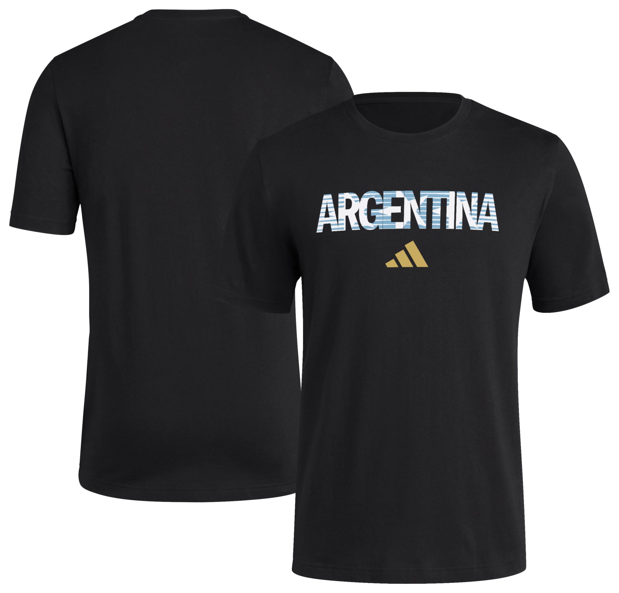 adidas Adult Argentina High Brand Black T-Shirt product image