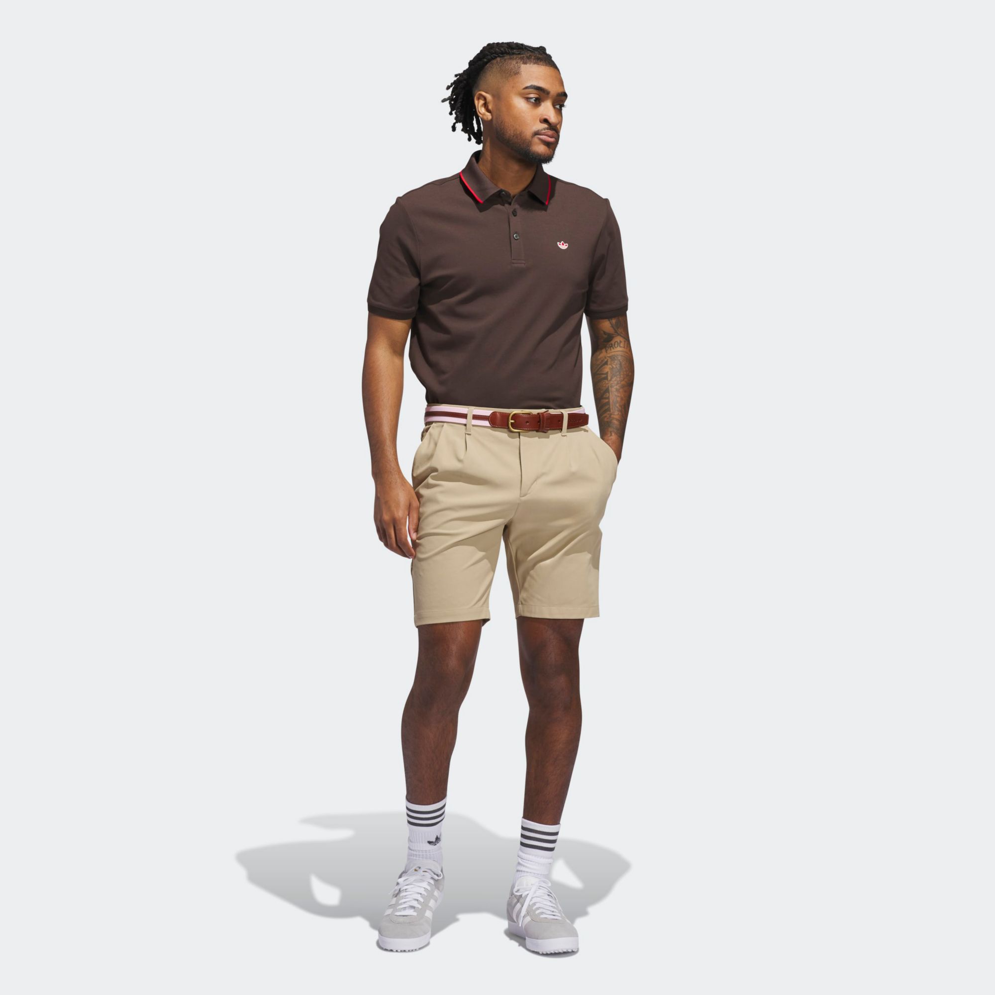 adidas Originals Men's Twistknit Trefoil Golf Polo product image