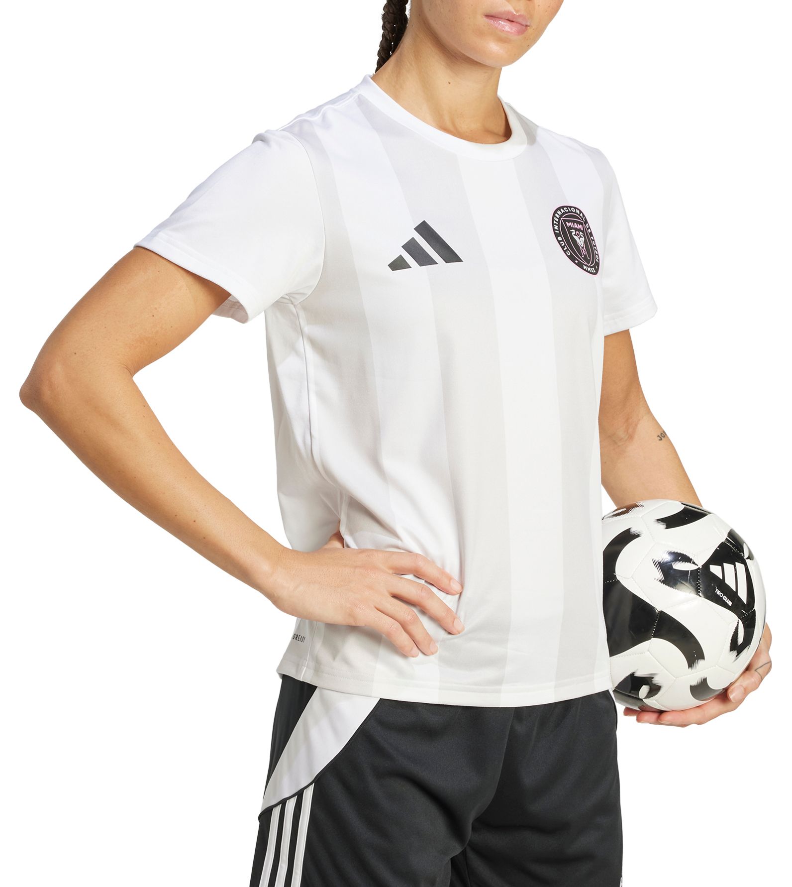 adidas Women's Inter Miami CF 2025 Lionel Messi #10  White T-Shirt product image