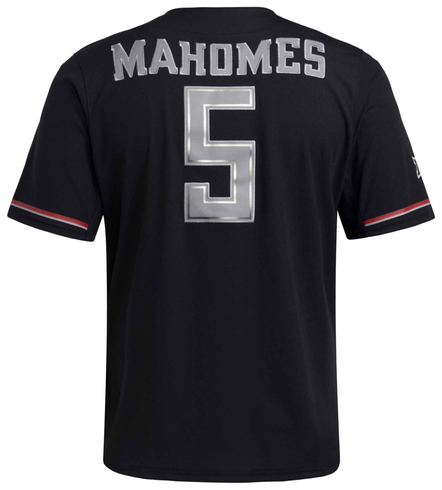 adidas Men's Texas Tech Red Raiders Patrick Mahomes #5 Black Replica Baseball Jersey product image