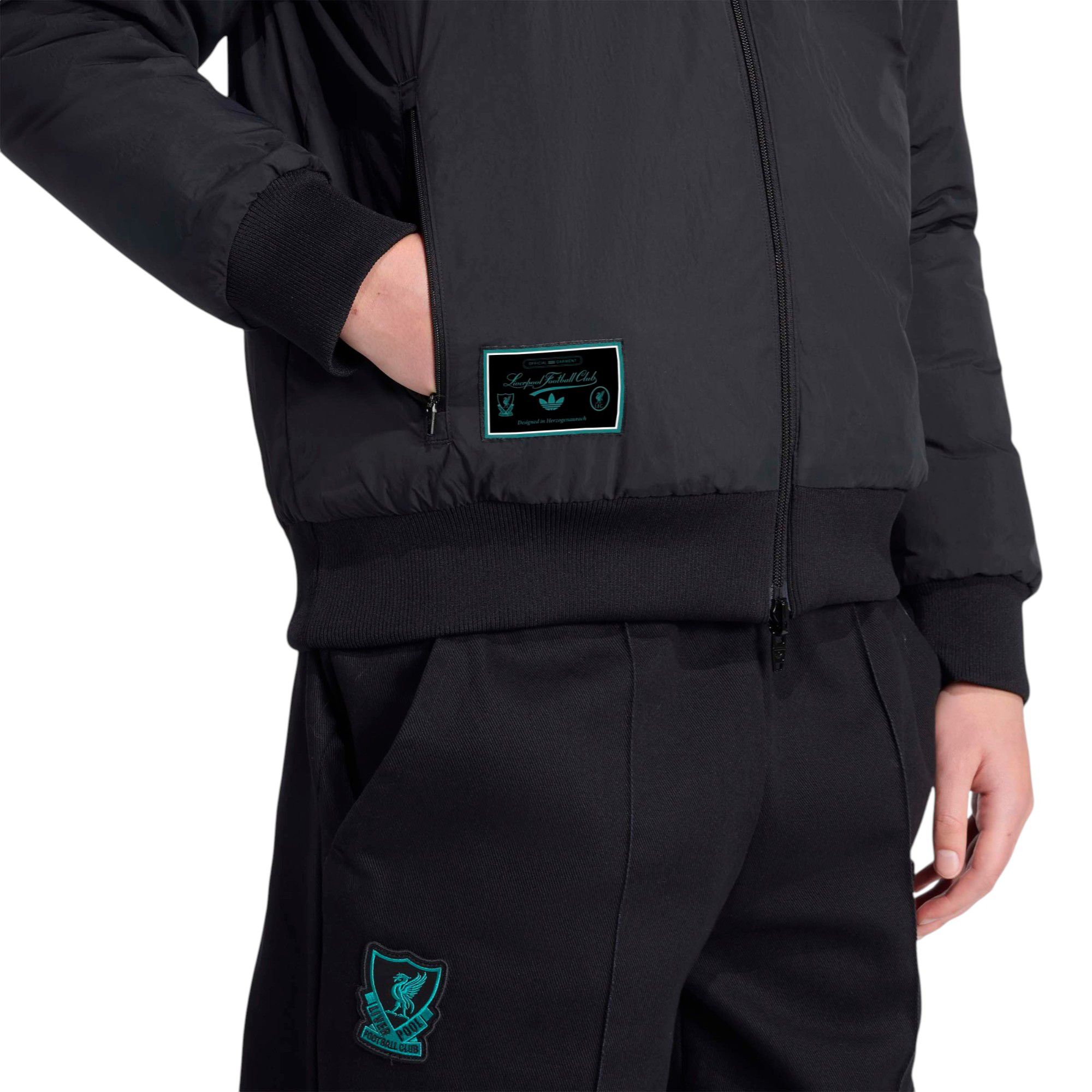 adidas Adult Liverpool FC 2025-26 Vintage Black Jacket product image