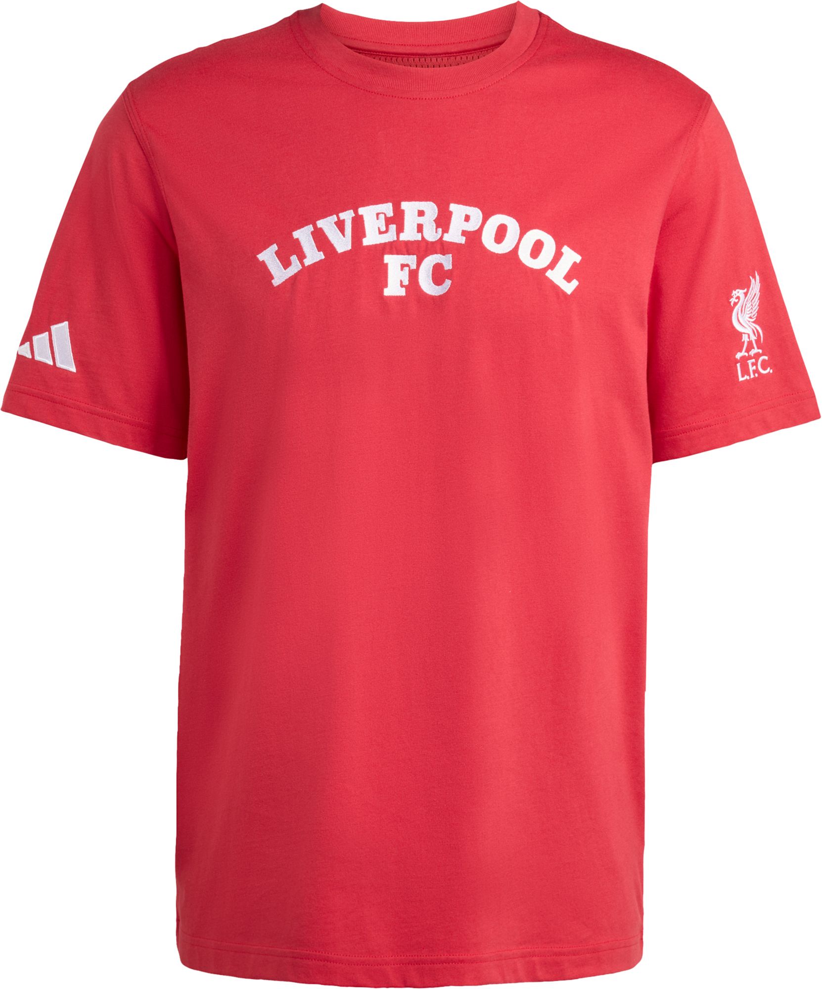 adidas Men's Liverpool FC 2025-26  Red Team Wordmark Special Edition Short Sleeve T-Shirt product image