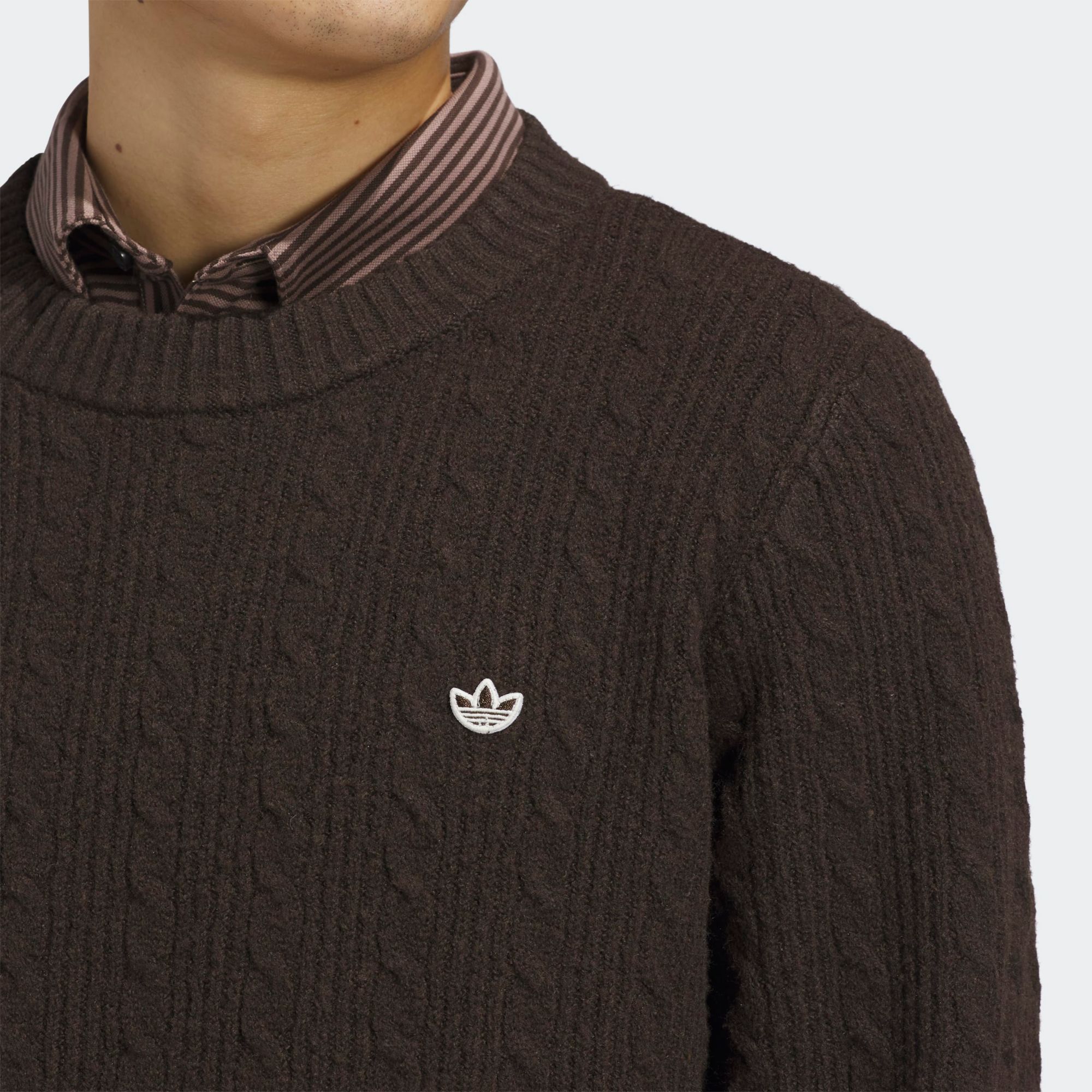 adidas Originals Men's Long Sleeve Cableknit Golf Sweater product image