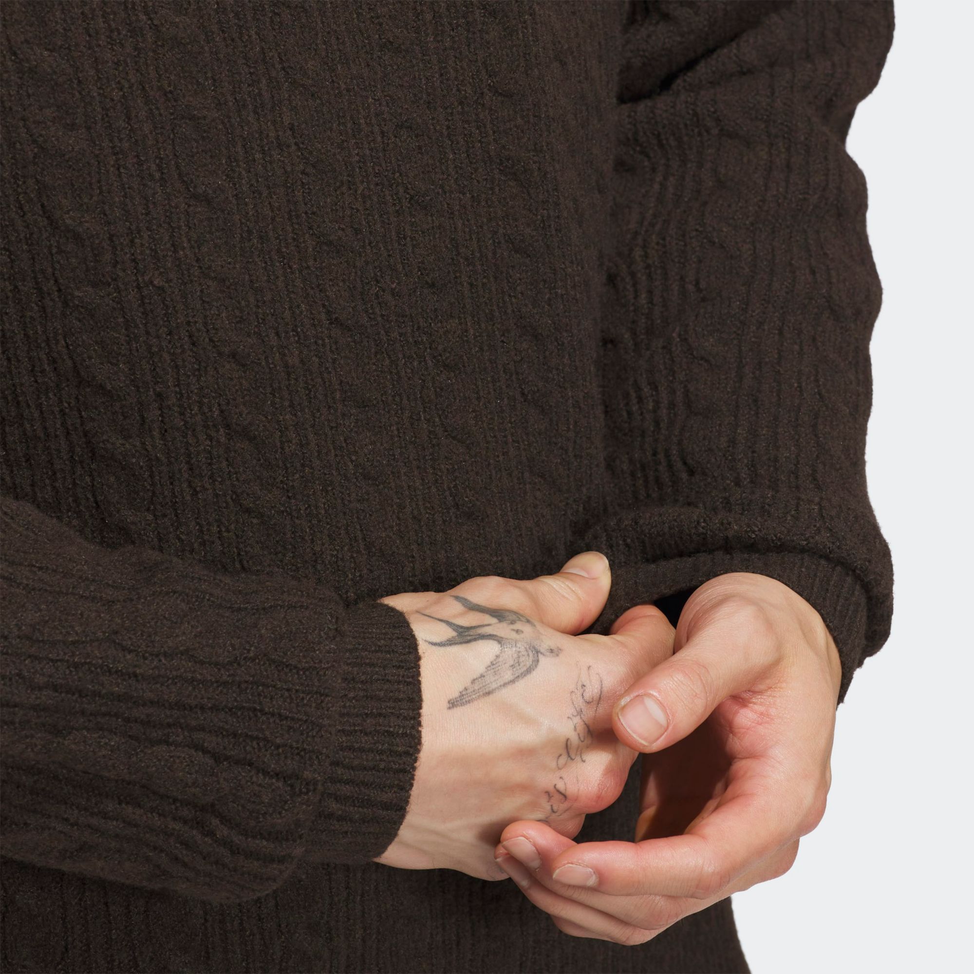 adidas Originals Men's Long Sleeve Cableknit Golf Sweater product image