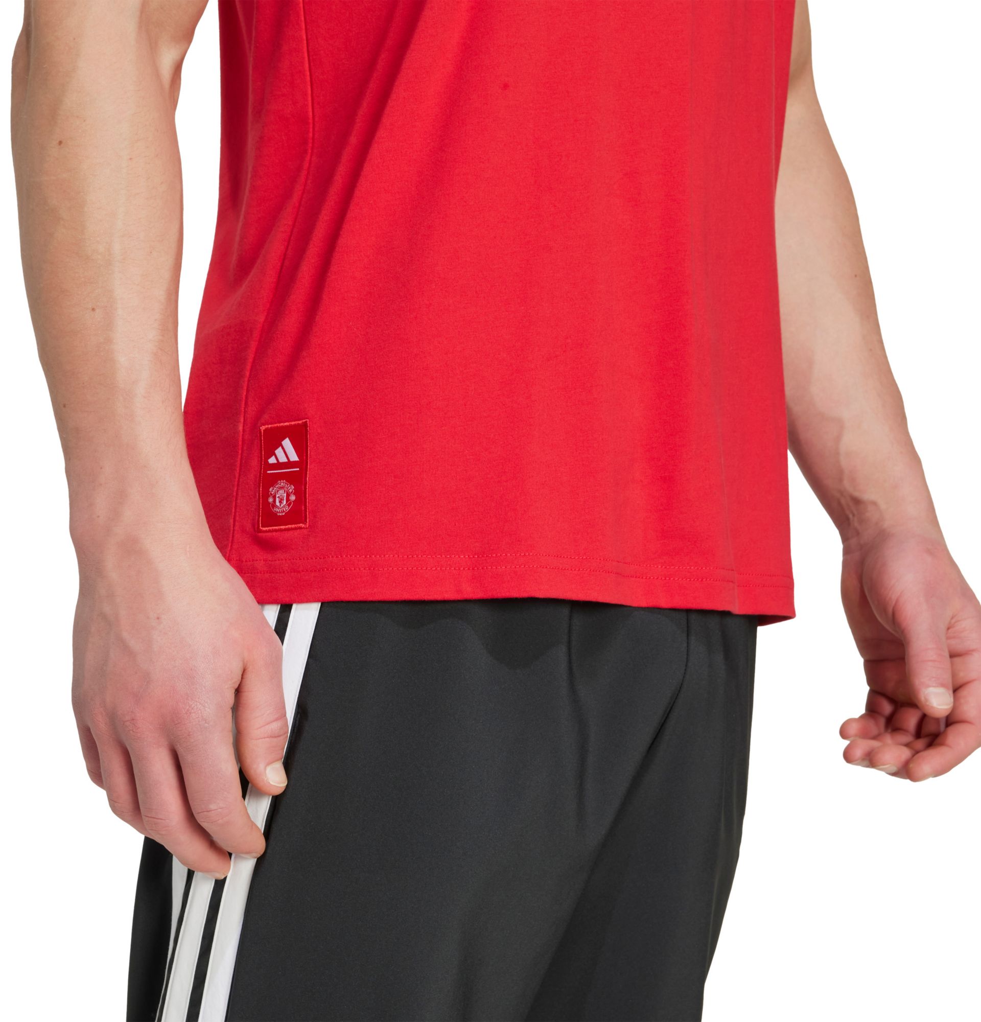 adidas Adult Manchester United 2025 Red Logo T-Shirt product image