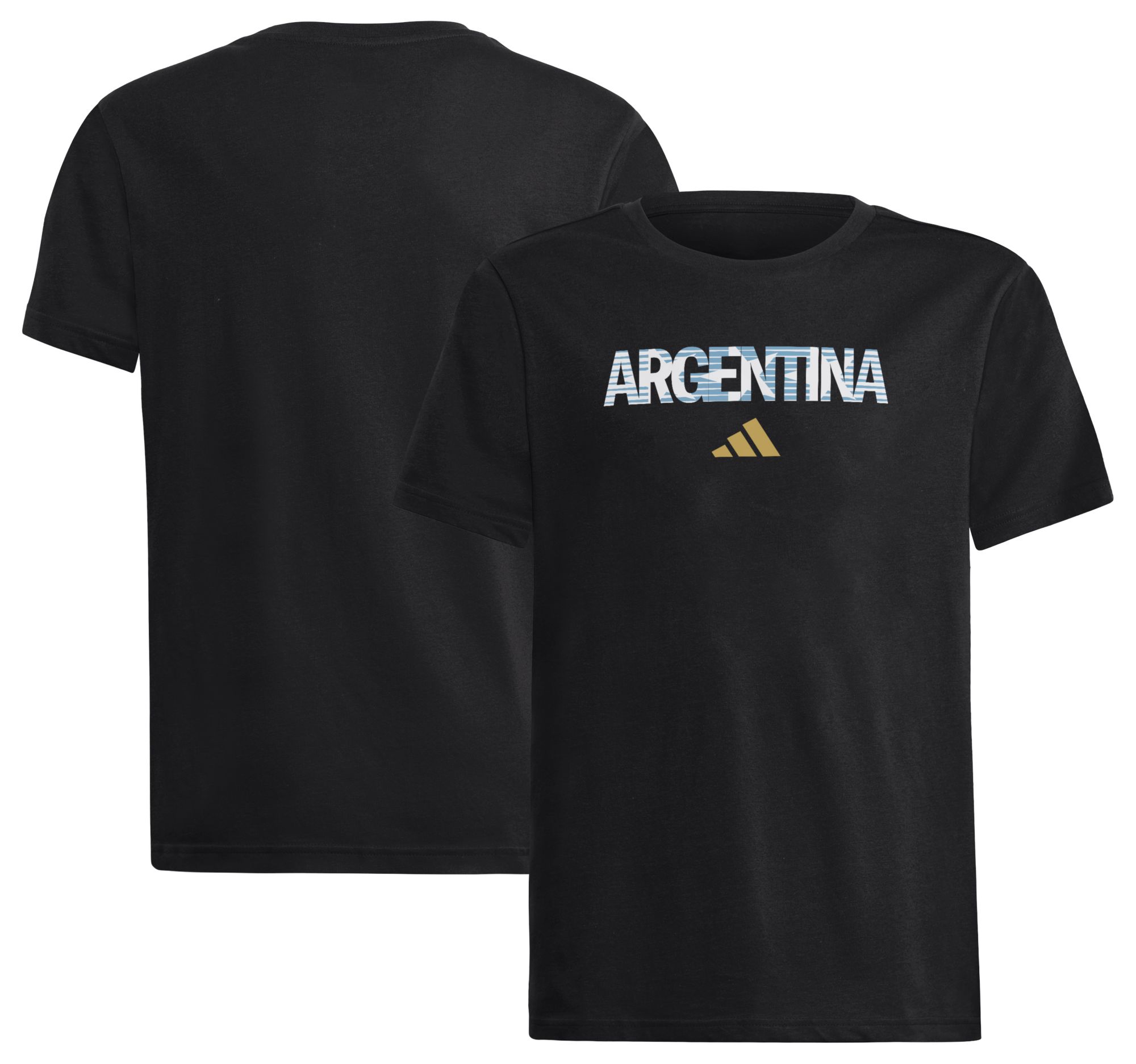 adidas Youth Argentina High Brand Black T-Shirt product image