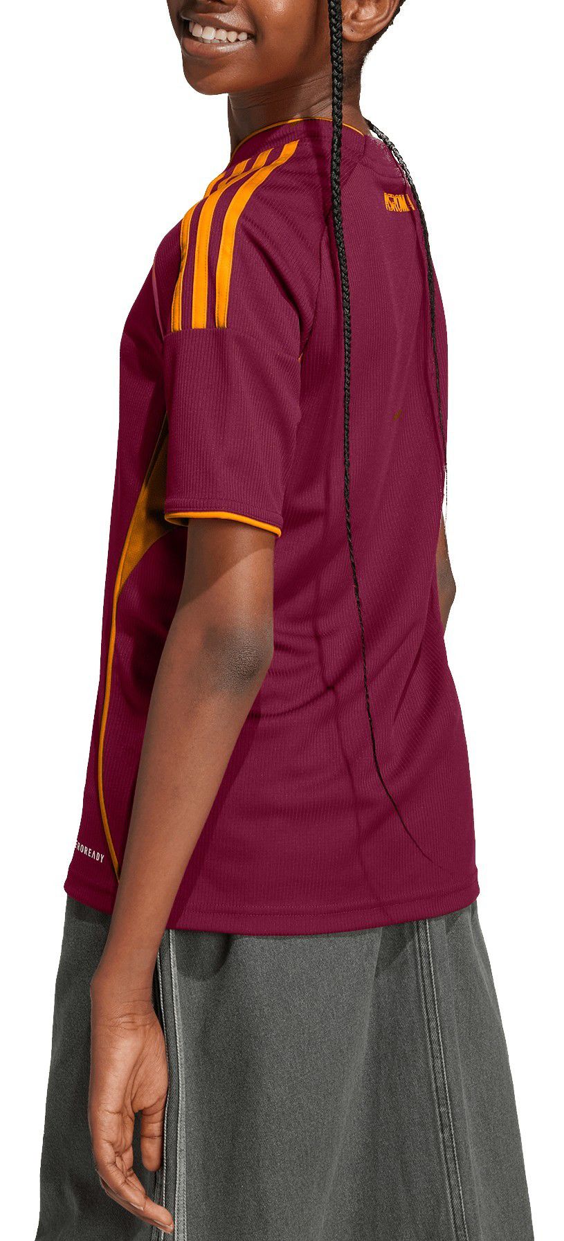 adidas Women's AS Roma 2025-26 Burgundy Home Replica Jersey product image
