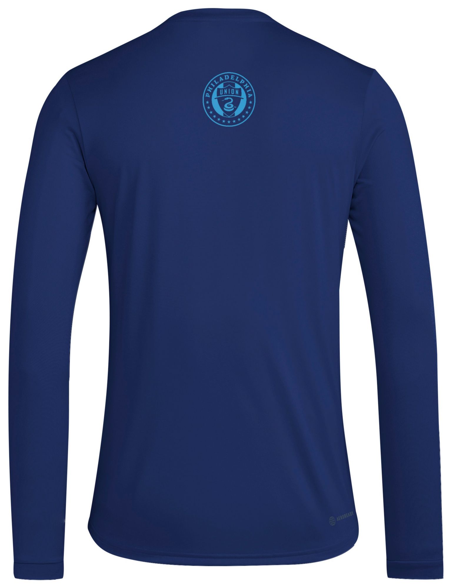 adidas Adult Philadelphia Union 2025 Blue Jersey Hook Away Long Sleeve T-Shirt product image