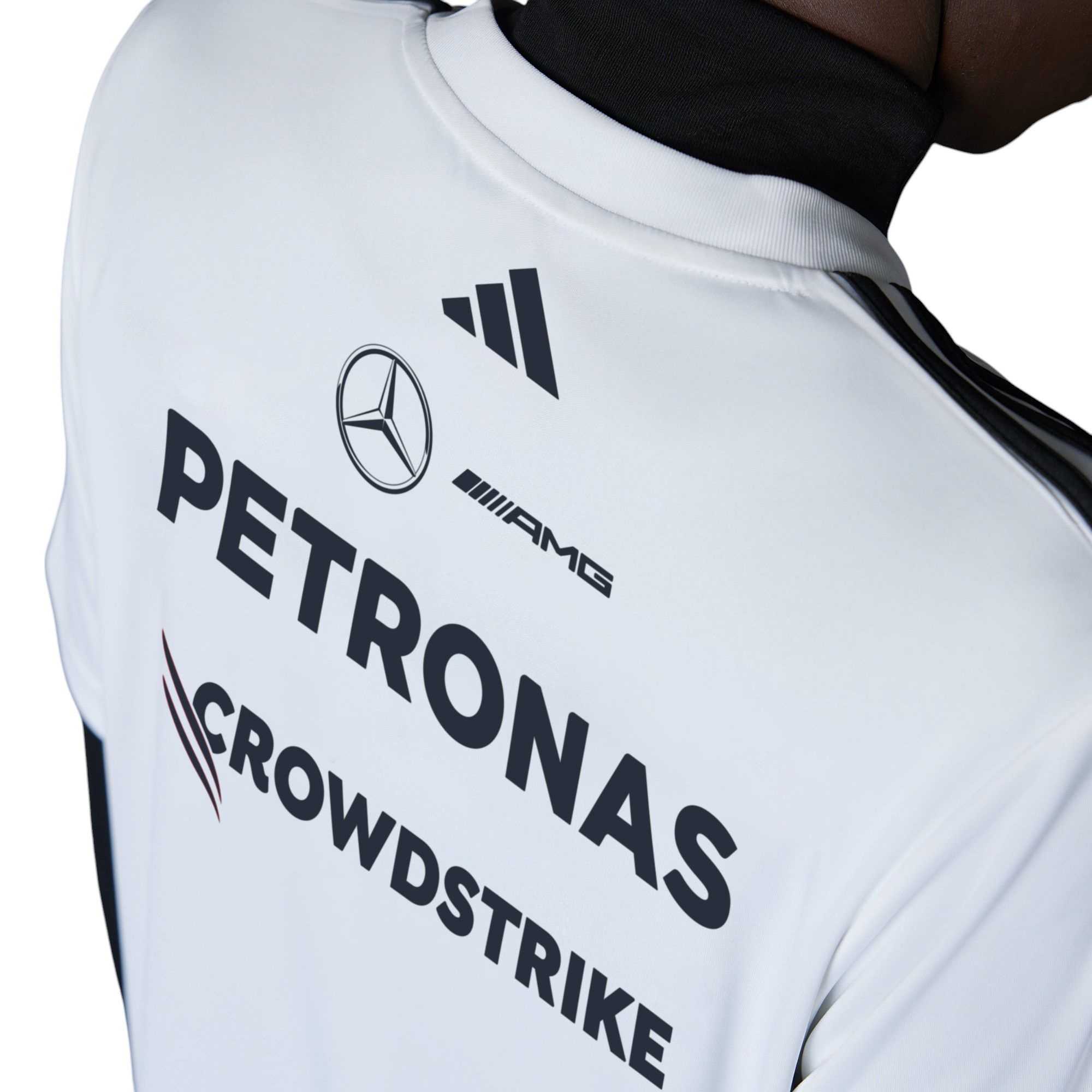 adidas Men's Mercedes F1 White Jersey product image