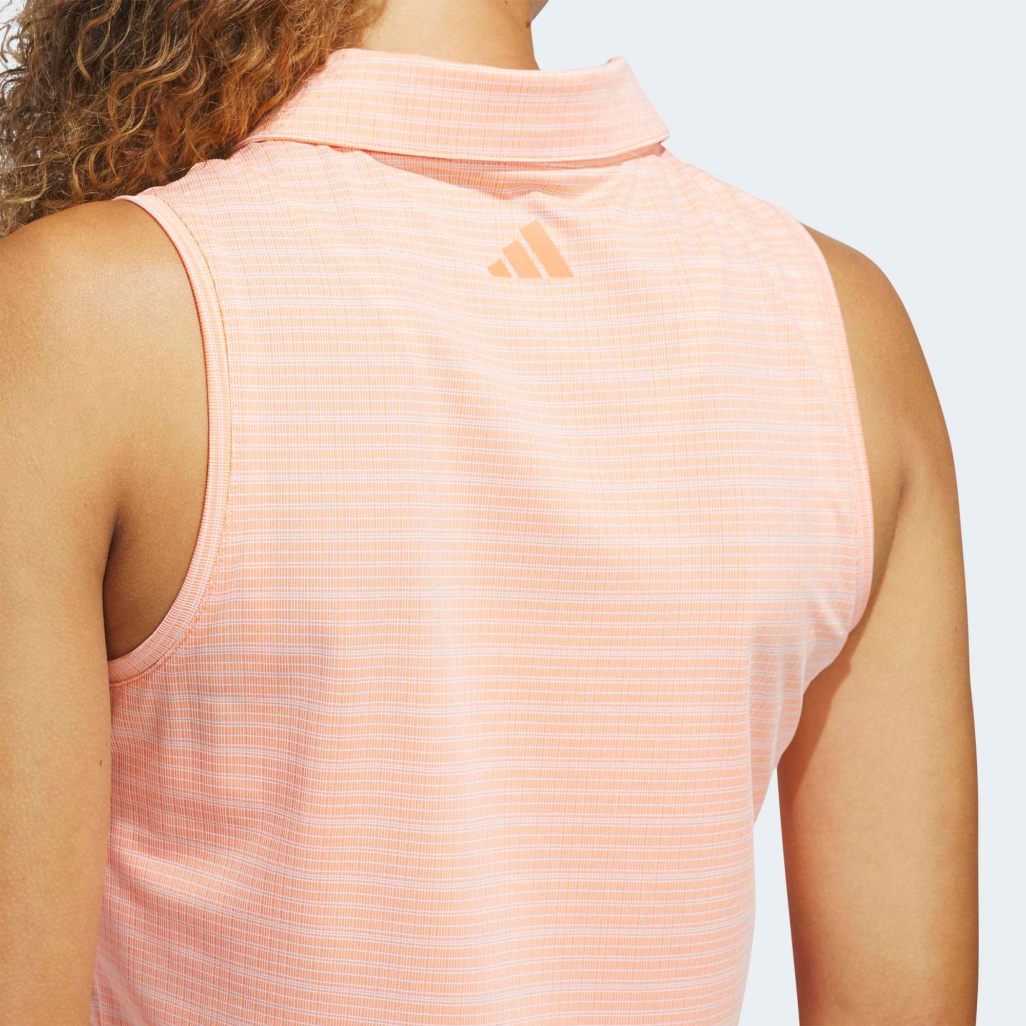 adidas Women's Ultimate365 Jacquard Sleeveless Golf Polo product image