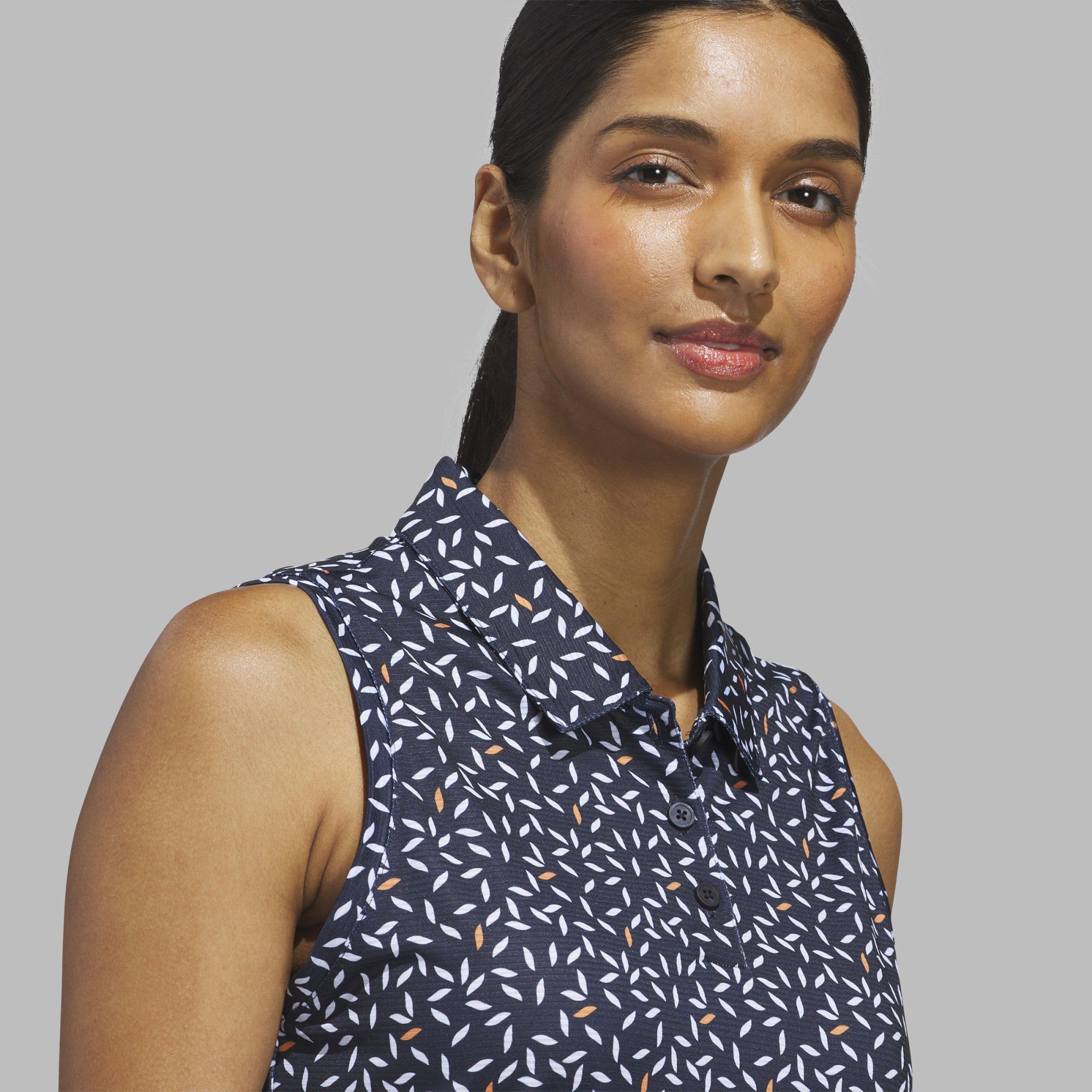 adidas Women's Ultimate365 Printed Climacool Sleeveless Golf Polo product image