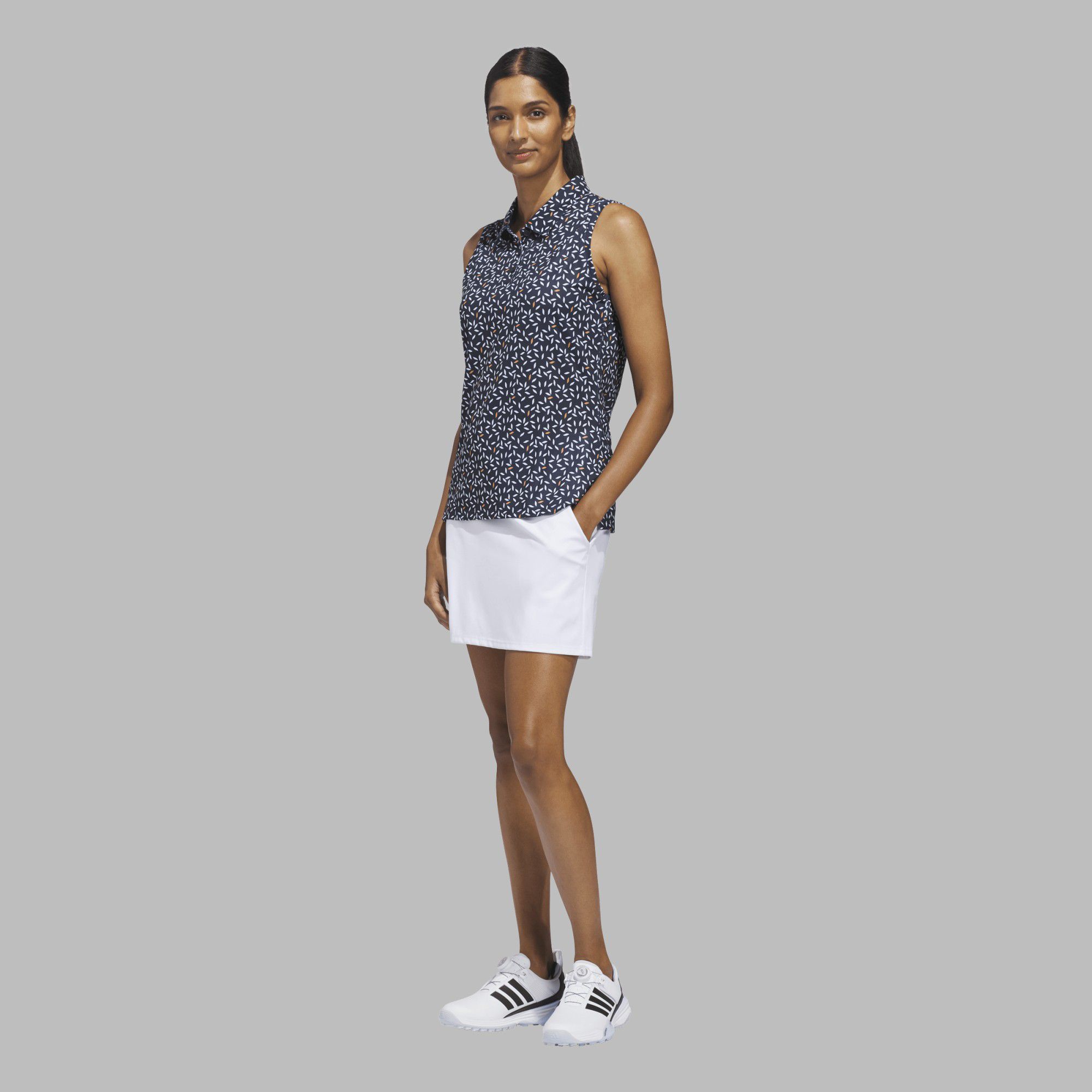 adidas Women's Ultimate365 Printed Climacool Sleeveless Golf Polo product image