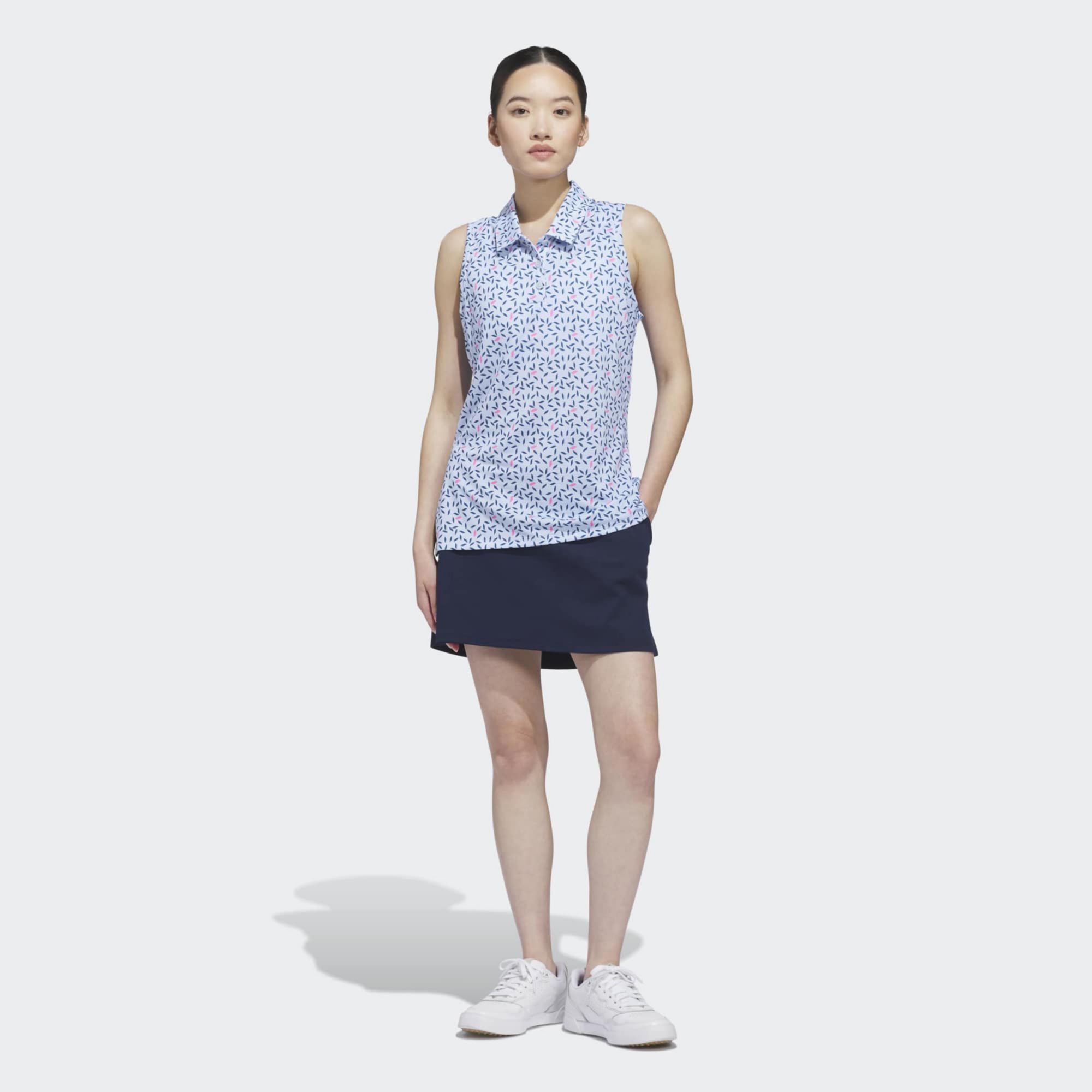 adidas Women's Ultimate365 Printed Climacool Sleeveless Golf Polo product image