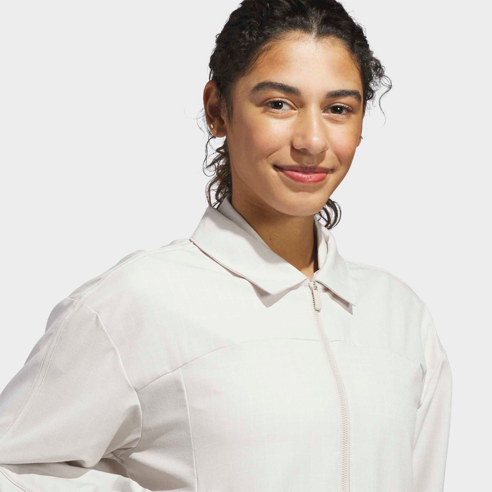 adidas Women's Ultimate365+ Peplum Grid Golf Jacket product image