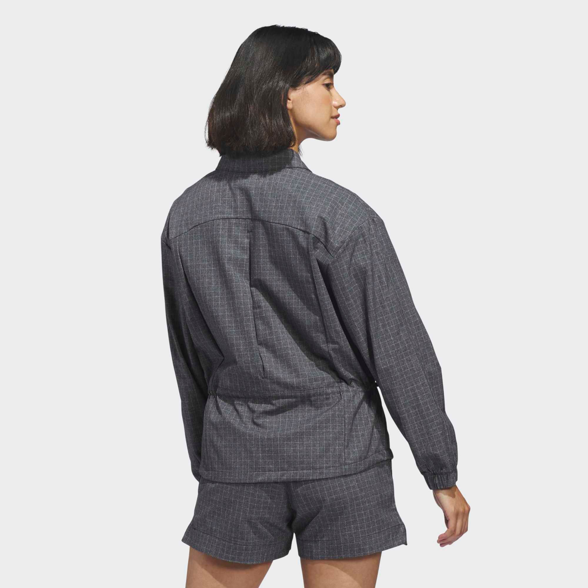 adidas Women's Ultimate365+ Peplum Grid Golf Jacket product image