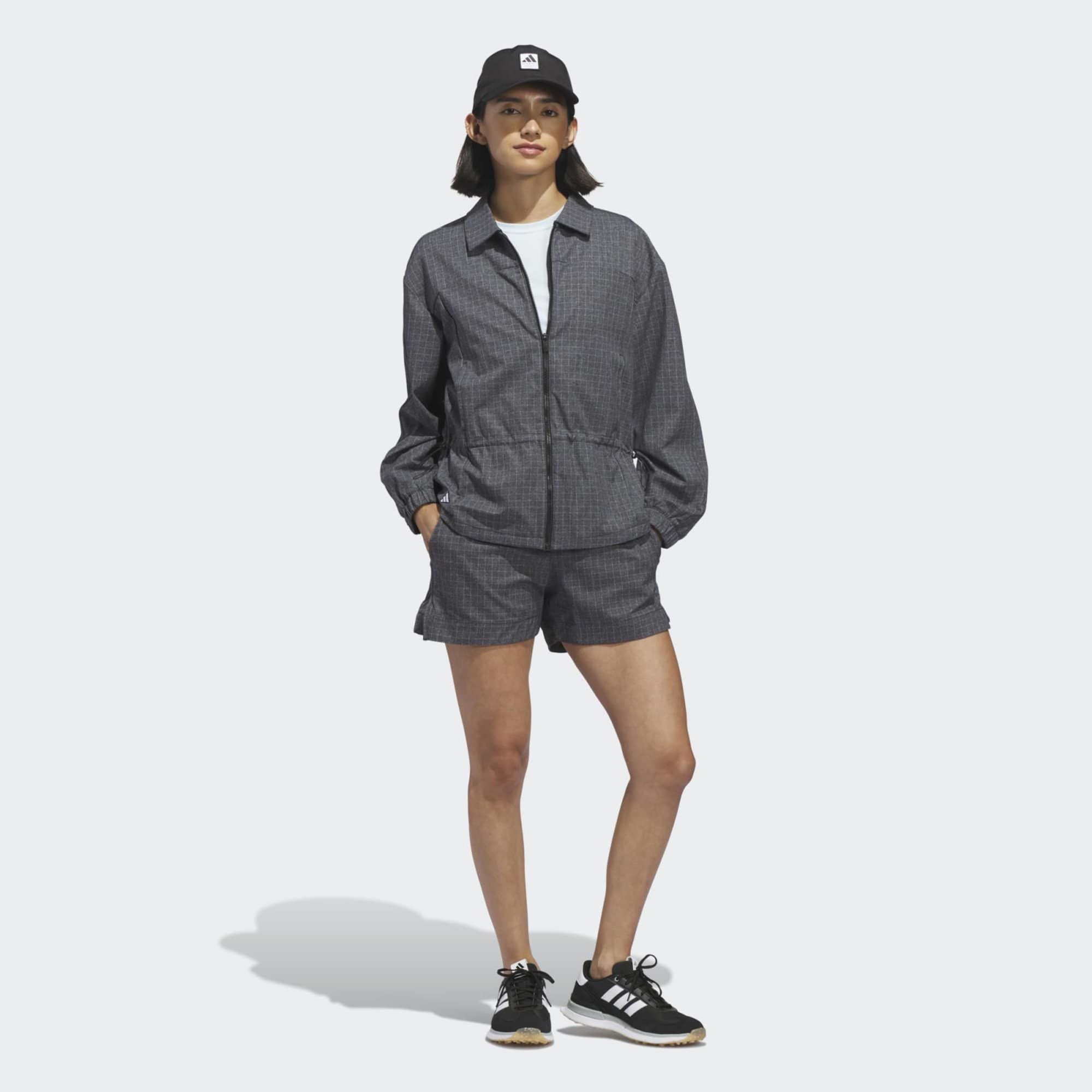 adidas Women's Ultimate365+ Peplum Grid Golf Jacket product image