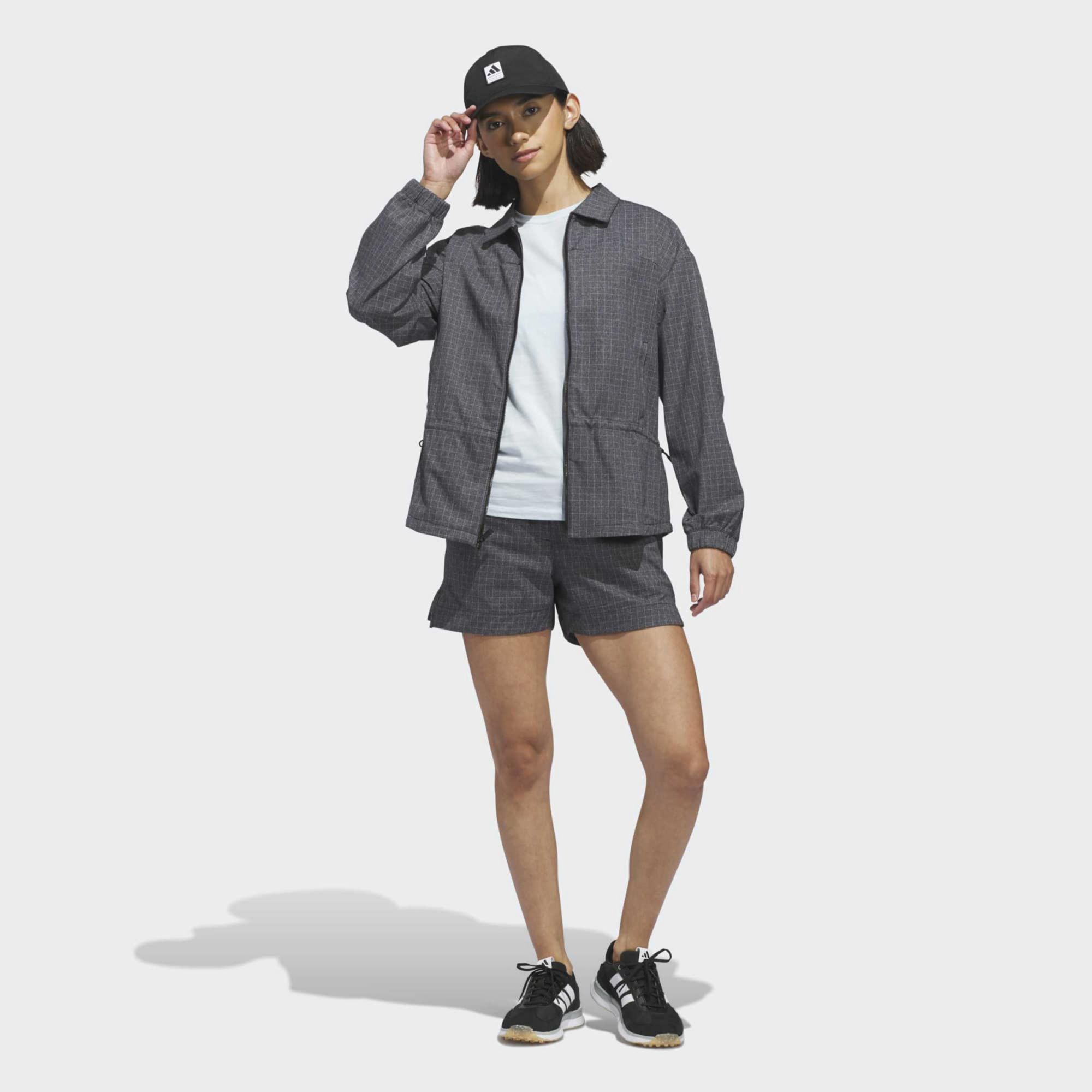 adidas Women's Ultimate365+ Peplum Grid Golf Jacket product image