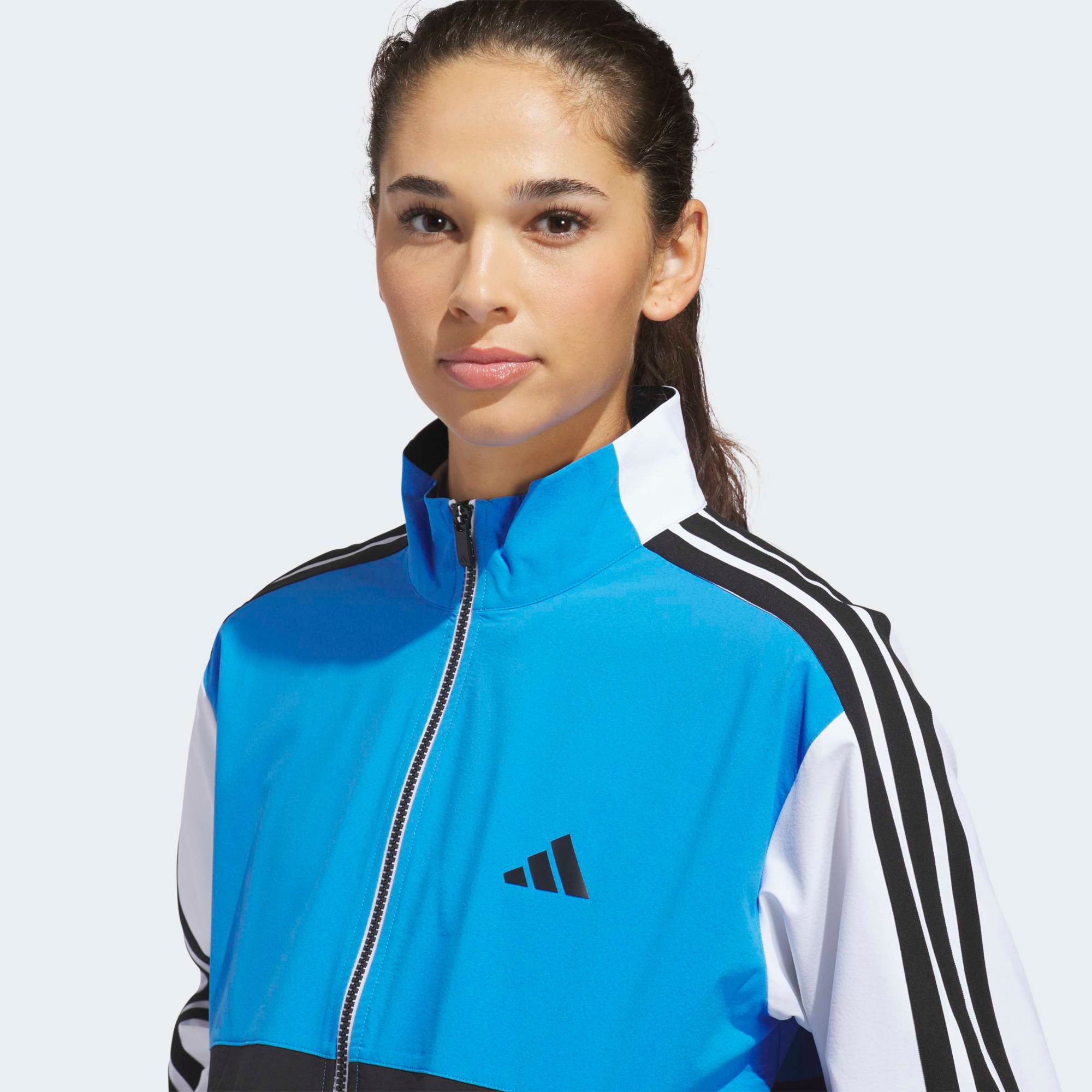 adidas Women's Beyond Color Block Twistweave Full-Zip Golf Jacket product image