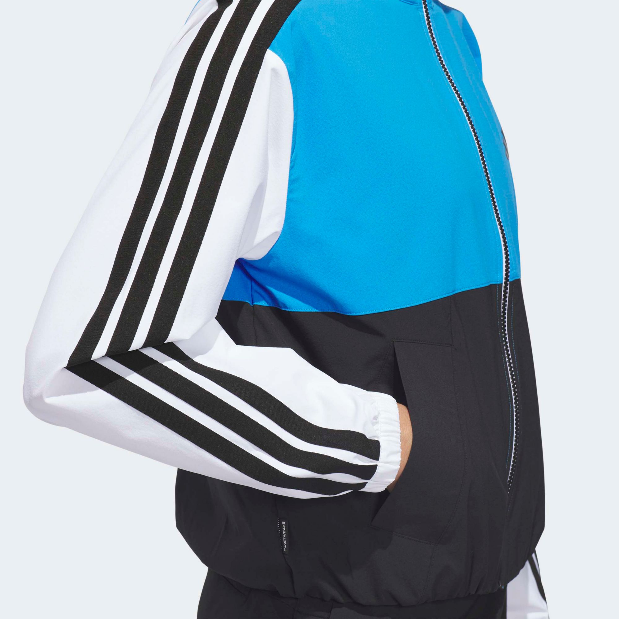 adidas Women's Beyond Color Block Twistweave Full-Zip Golf Jacket product image