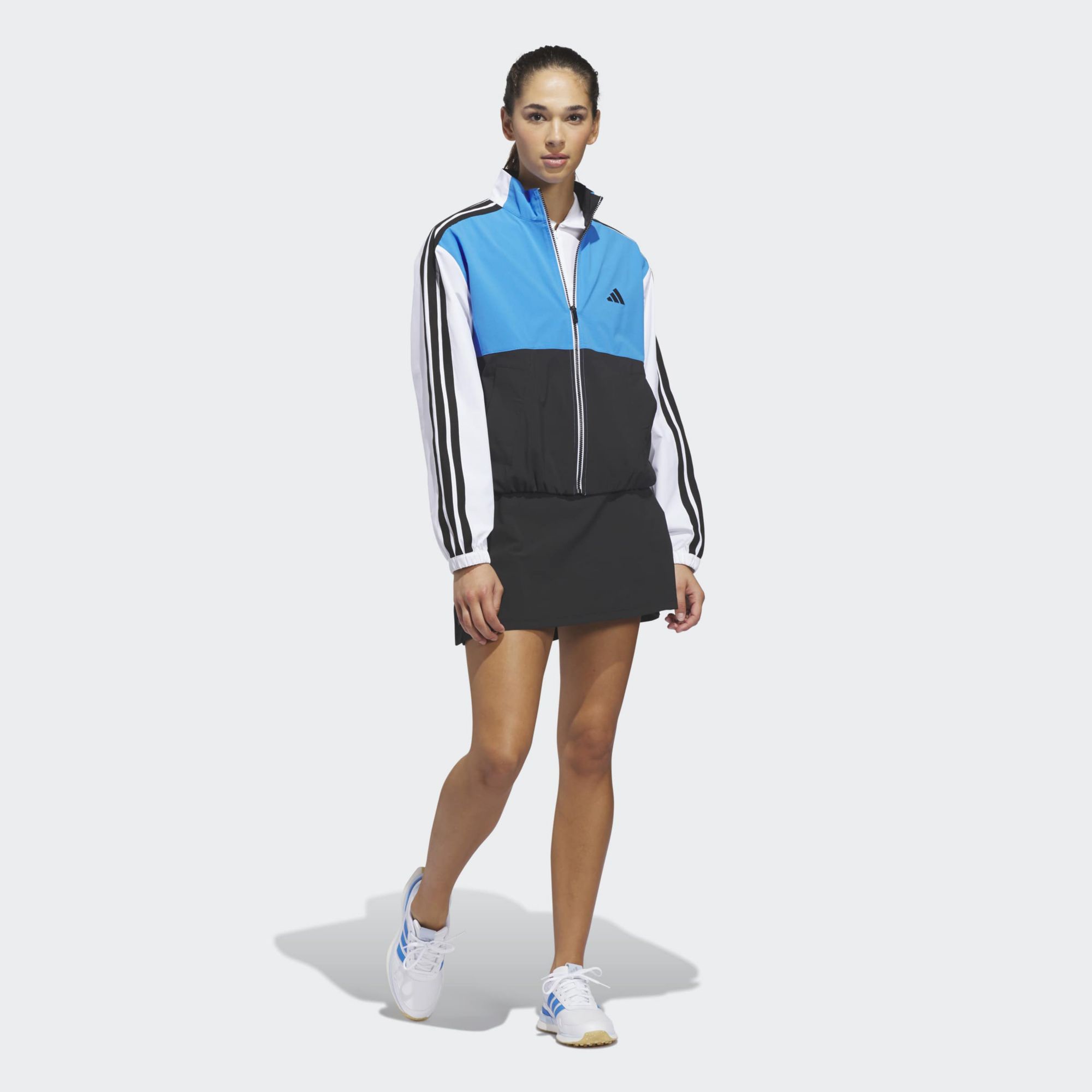 adidas Women's Beyond Color Block Twistweave Full-Zip Golf Jacket product image