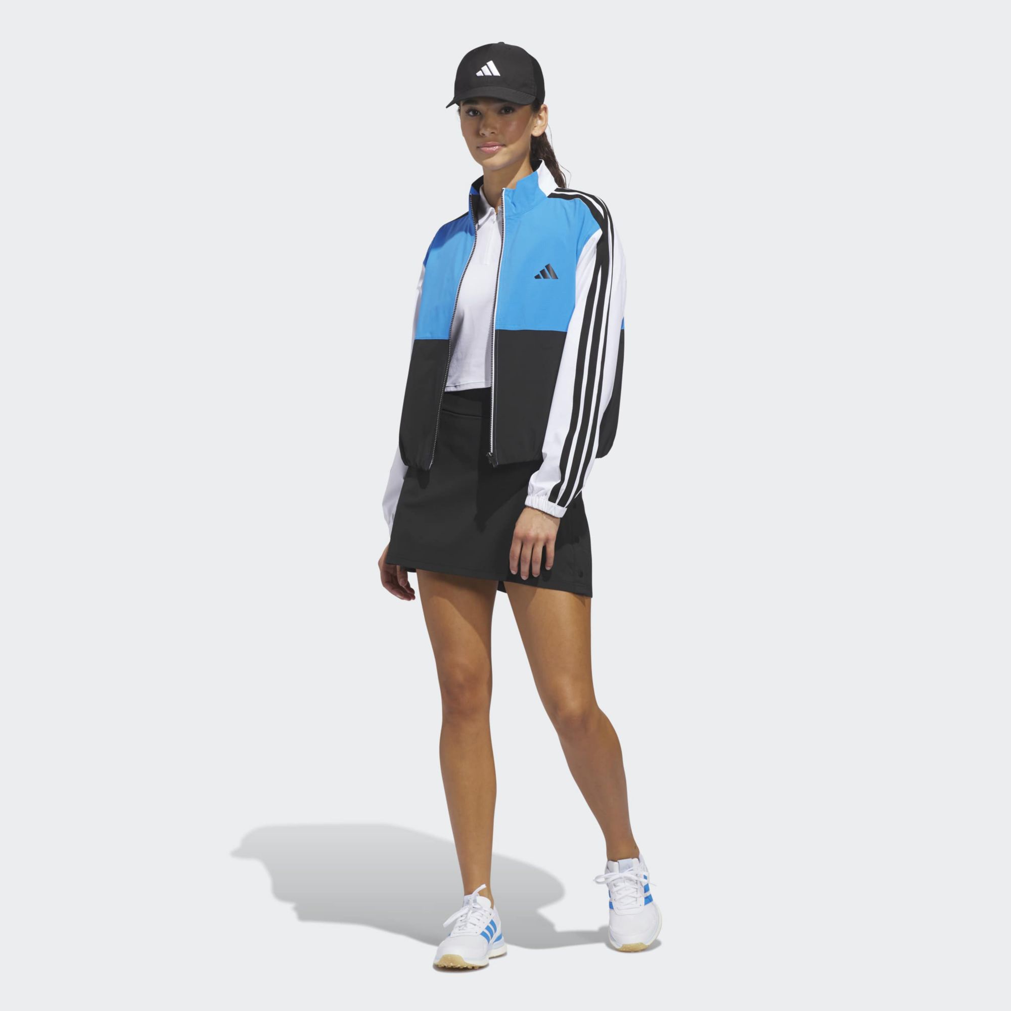 adidas Women's Beyond Color Block Twistweave Full-Zip Golf Jacket product image