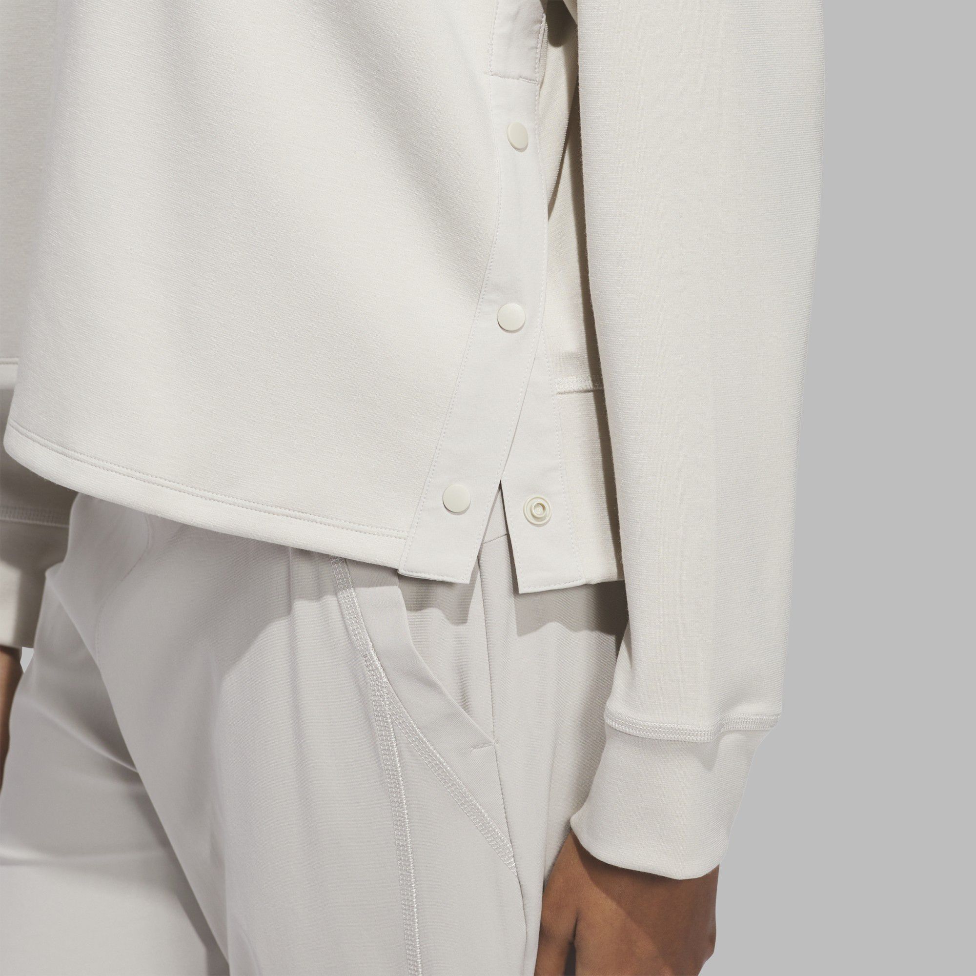 adidas Women's Beyond Side-Snap Crew Golf Sweatshirt product image