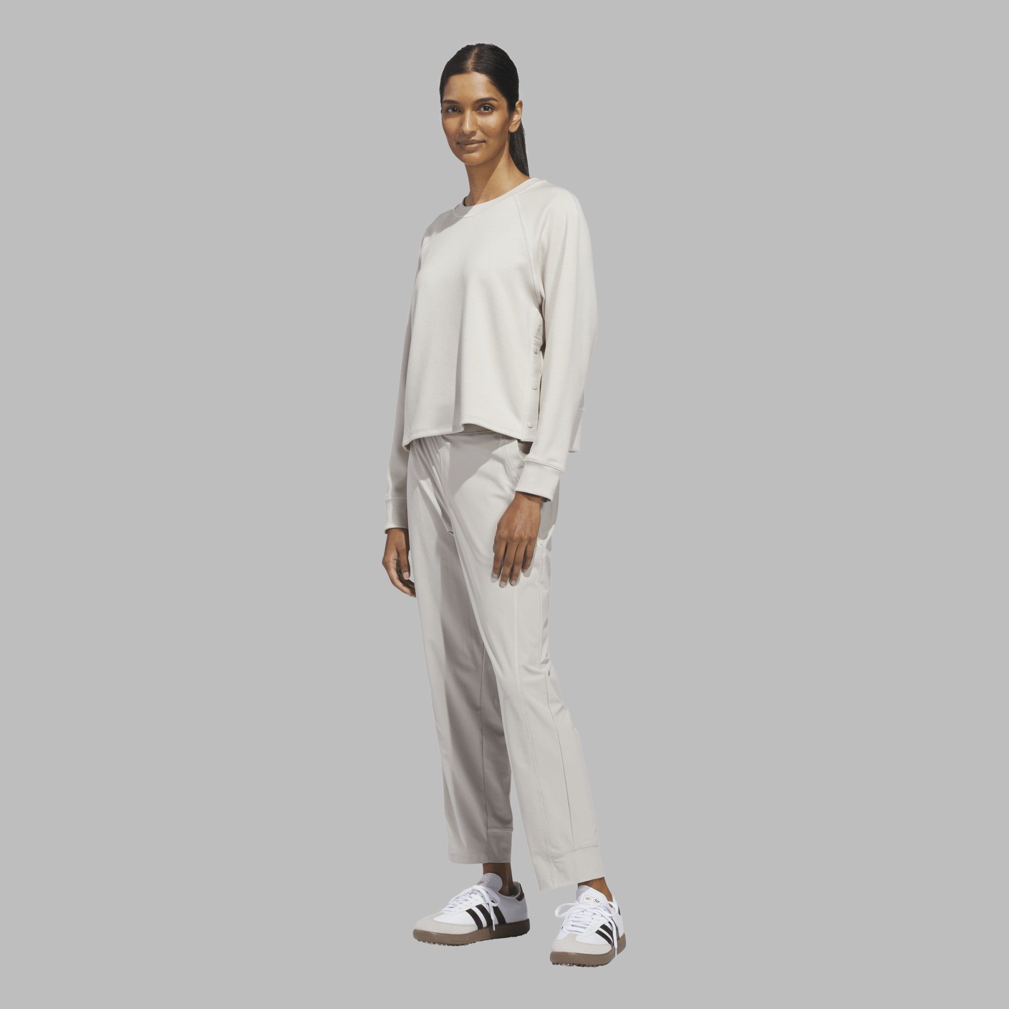 adidas Women's Beyond Side-Snap Crew Golf Sweatshirt product image