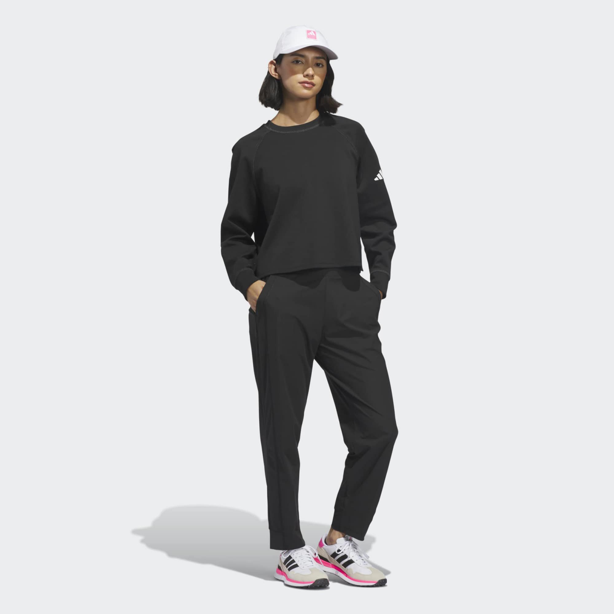 adidas Women's Beyond Side-Snap Crew Golf Sweatshirt product image