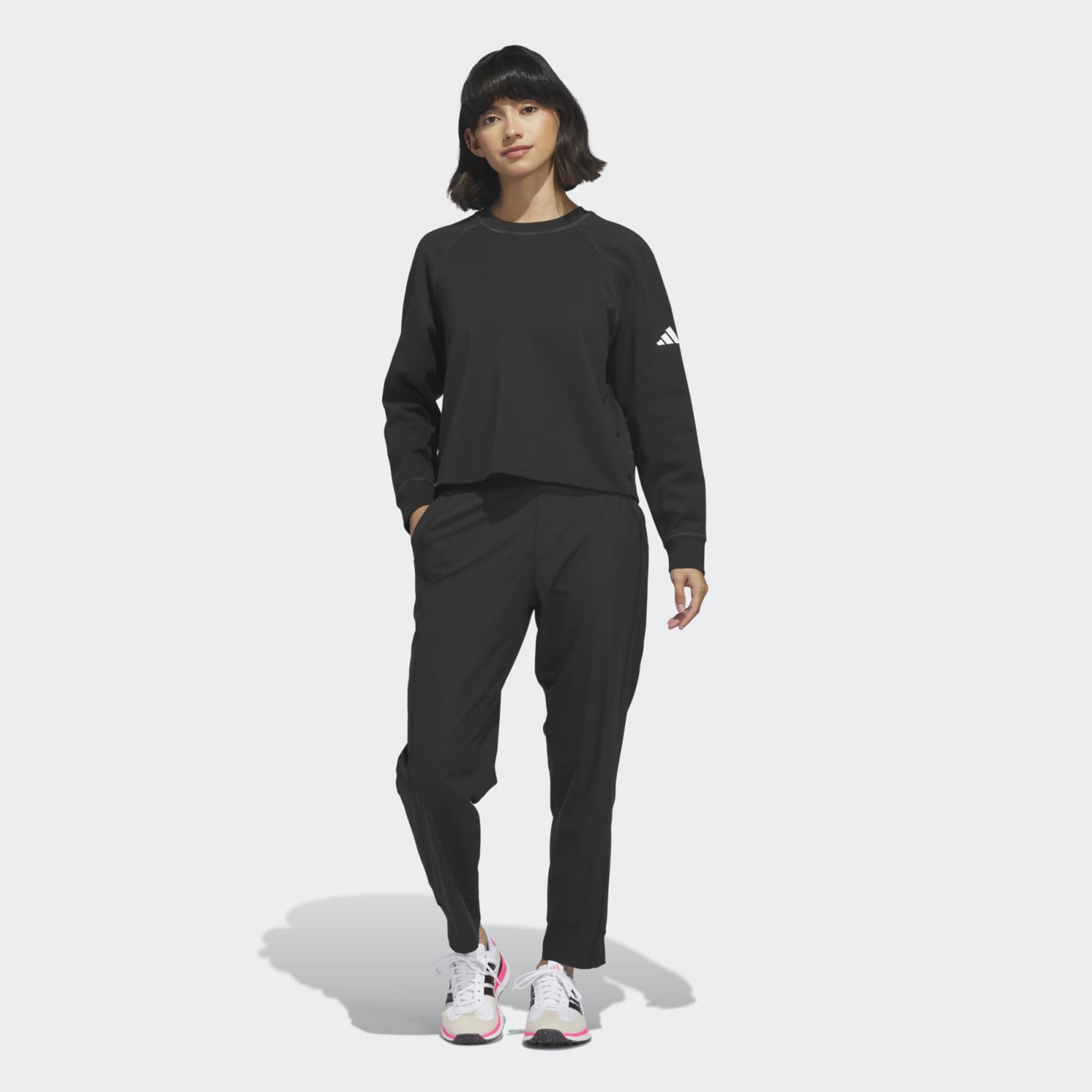 adidas Women's Beyond Side-Snap Crew Golf Sweatshirt product image