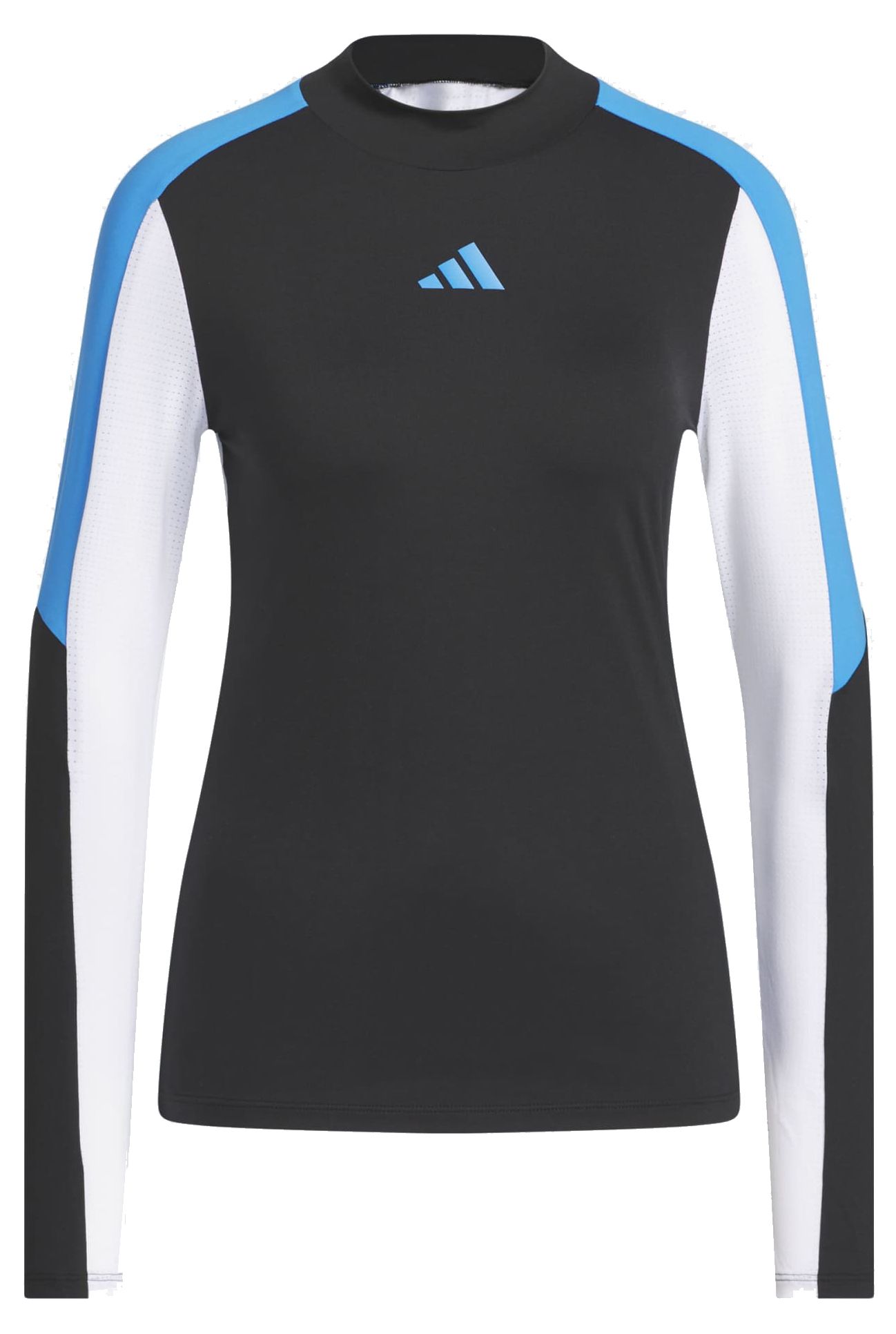 adidas Women's Beyond the Course Color Block Long Sleeve Mock Neck Golf Shirt product image