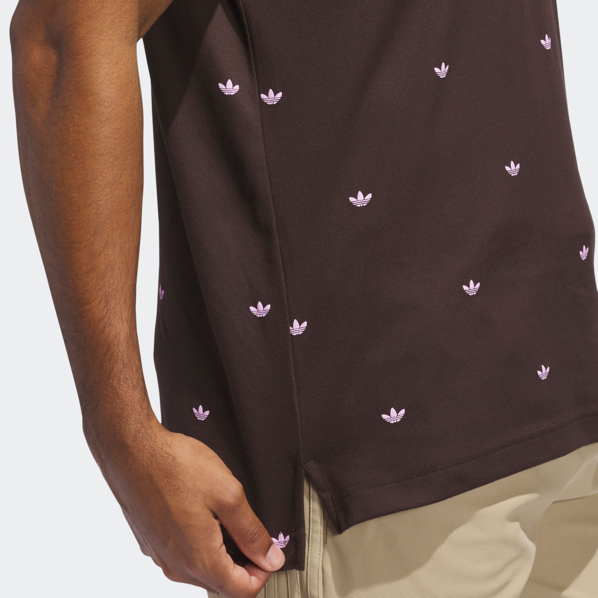 adidas Originals Men's Printed Trefoil Golf Polo product image