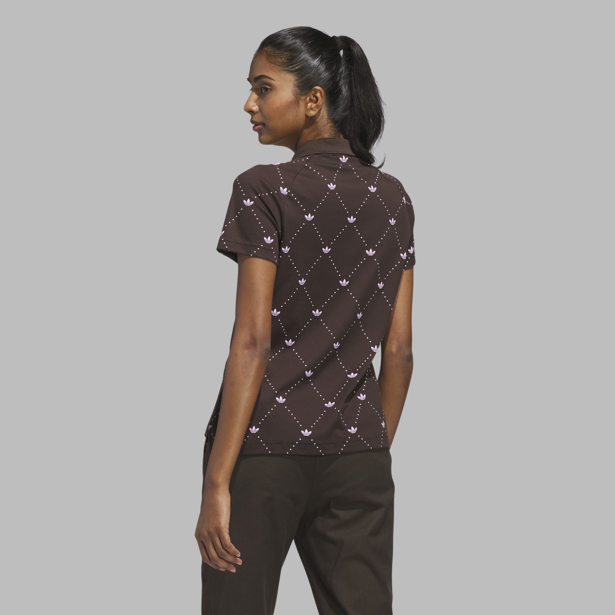 adidas Originals Women's Printed Trefoil Golf Polo product image