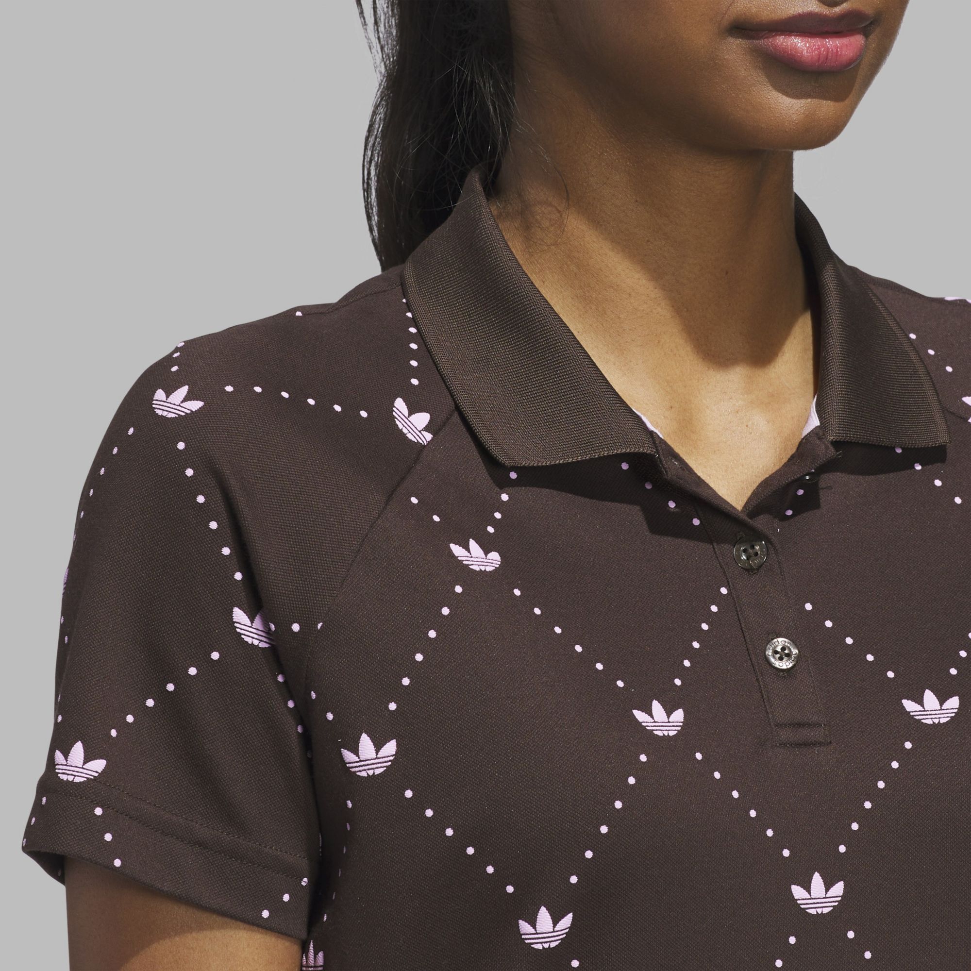 adidas Originals Women's Printed Trefoil Golf Polo product image