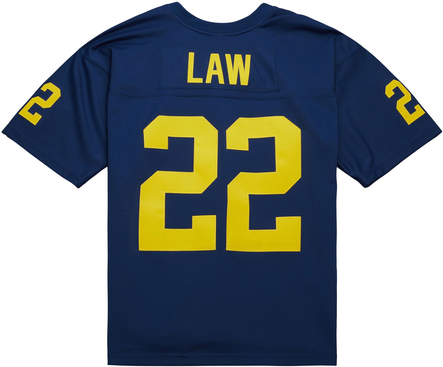 Mitchell & Ness Men's Michigan Wolverines Ty Law #22 1994 Blue Legacy Football Jersey product image