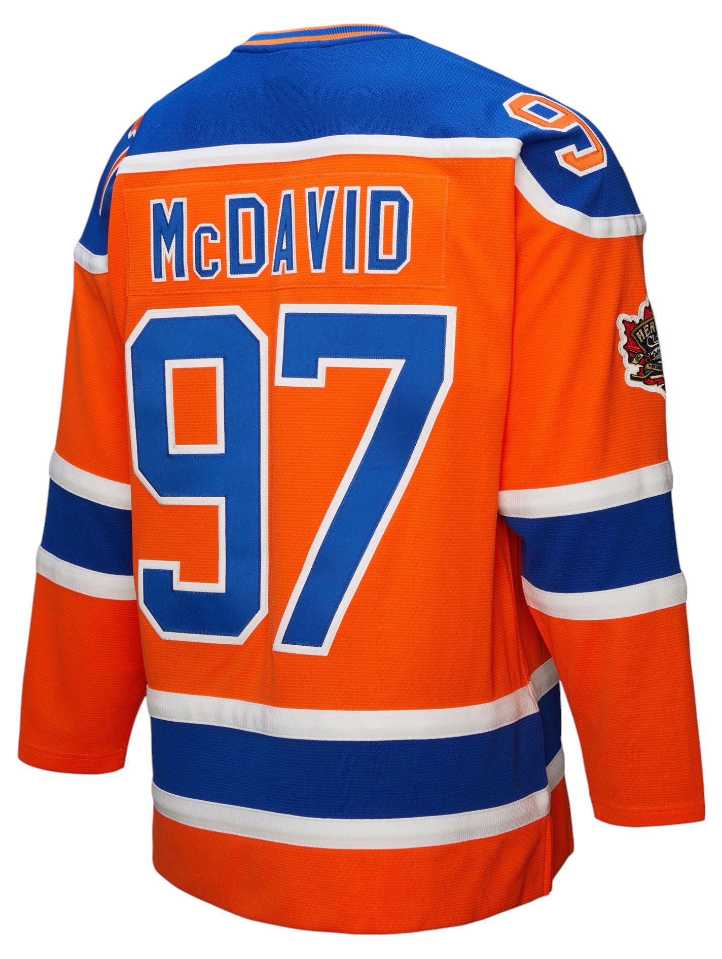 Mitchell & Ness Adult Edmonton Oilers Connor McDavid #97 Blue Line Jersey product image