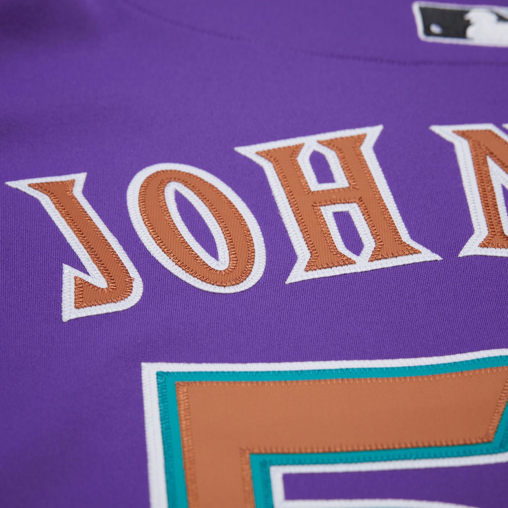 Mitchell & Ness Men's Arizona Diamondbacks Randy Johnson #51 Purple Authentic Alternate Jersey product image