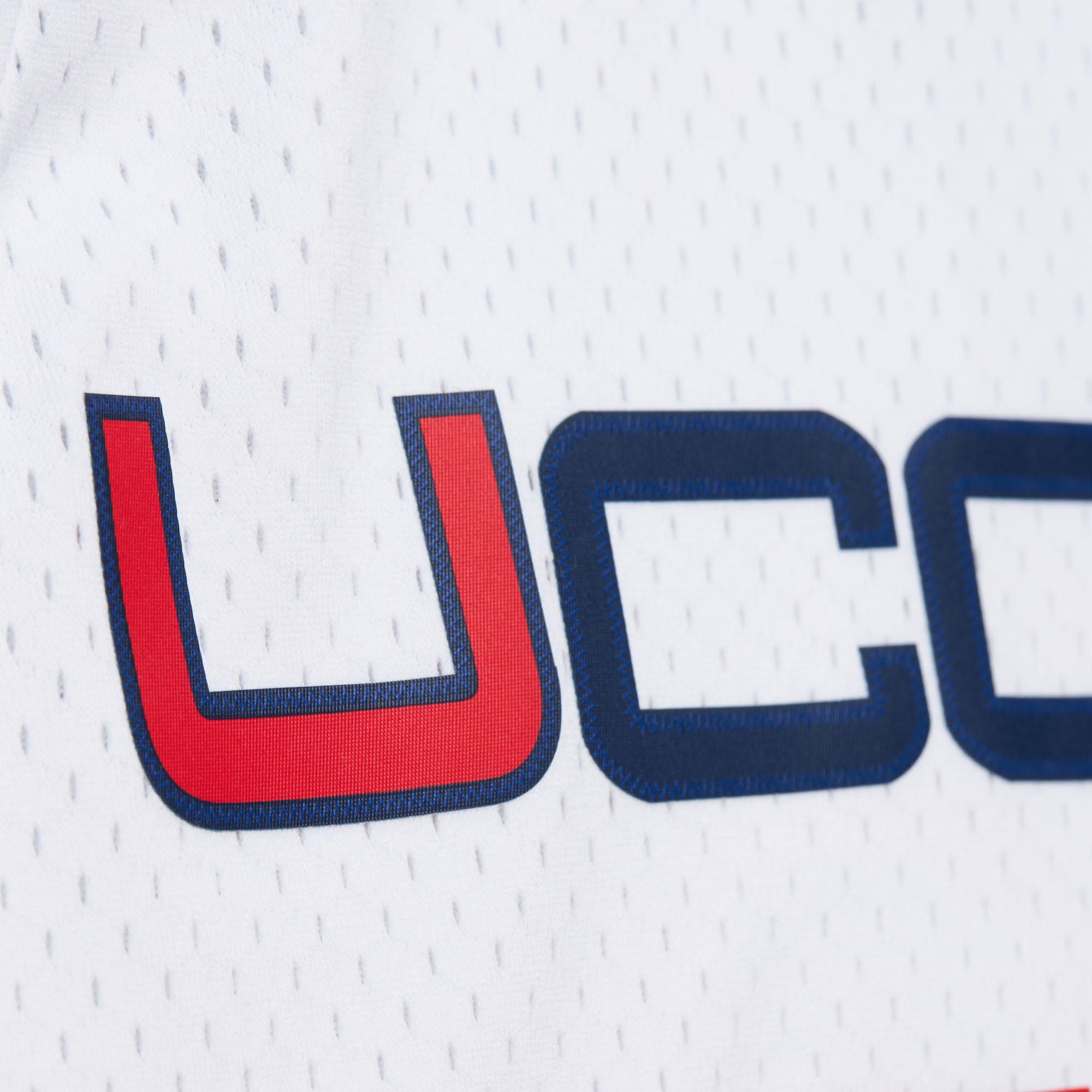 Mitchell & Ness Men's UConn Huskies Emeka Okafor #50 White Legacy Basketball Jersey product image