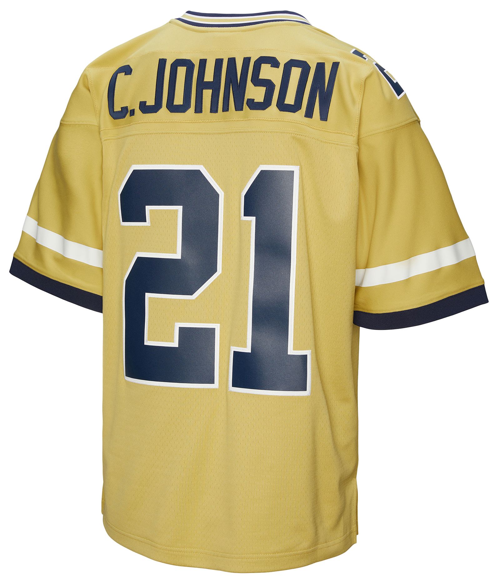 Mitchell Ness Men's Georgia Tech Yellow Jackets Calvin Johnson #6 Gold  Jersey